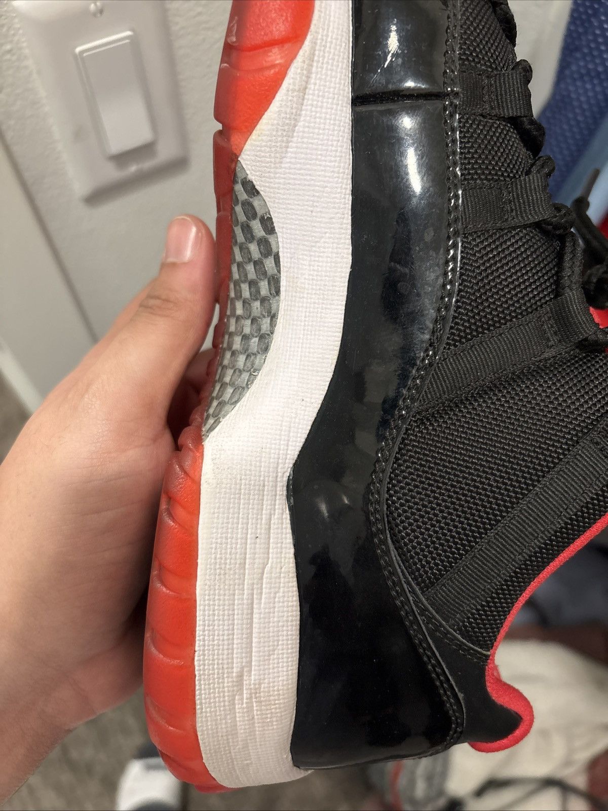 Jordan Brand × Nike Jordan Retro 11 Bred Size US 11 / EU 44 - 8 Thumbnail