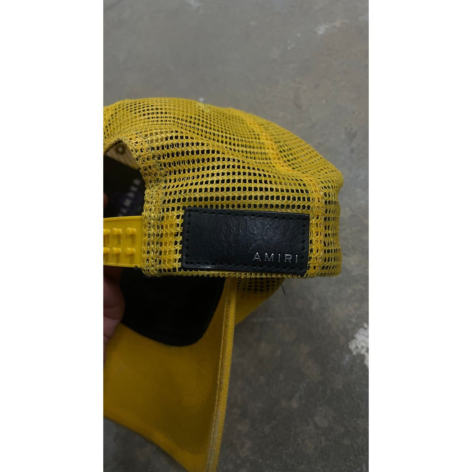 Amiri Amiri Core Logo Trucker Yellow Black Used OS Size ONE SIZE - 2 Thumbnail