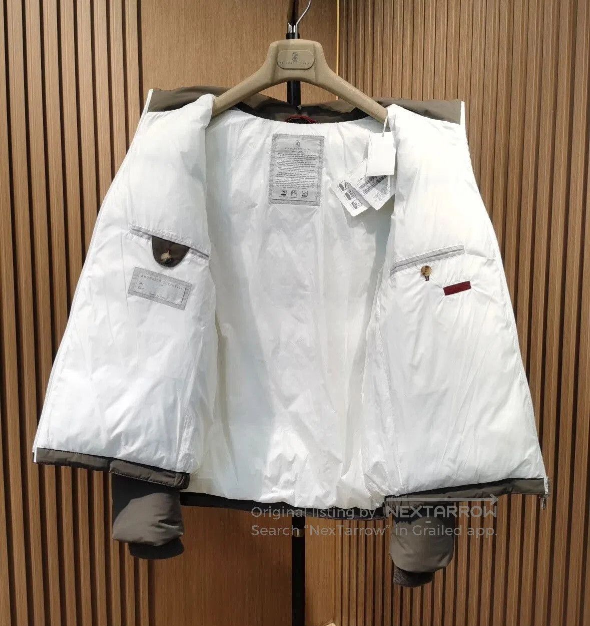 Brunello Cucinelli Brunello Cucinelli Men's Down Jacket. Size US M / EU 48-50 / 2 - 8 Thumbnail