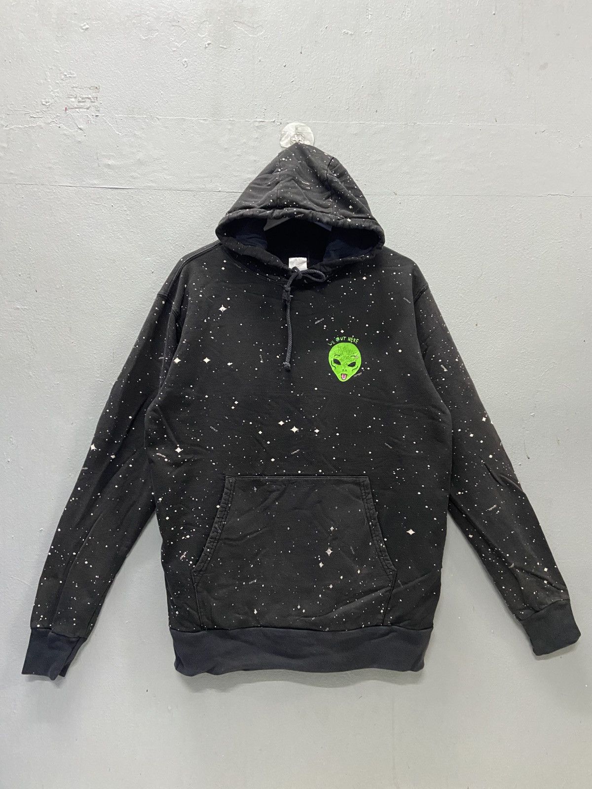 RIPNDIP RIPNDIP ALIEN GALAXY “WE OUT HERE” BLACK HOODIE Size US M / EU 48-50 / 2 - 1 Thumbnail