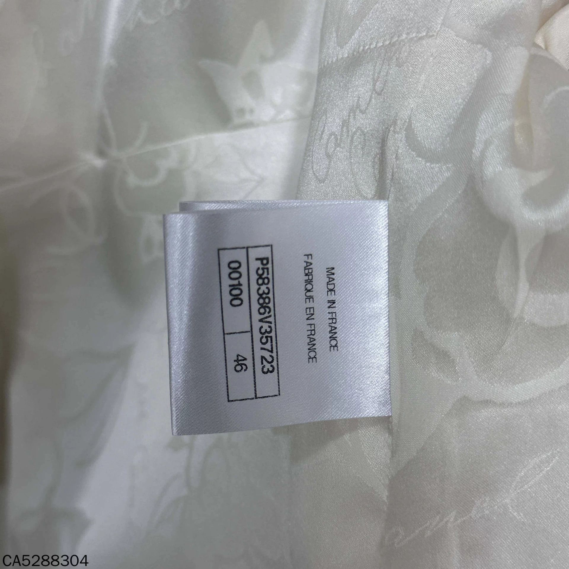 Chanel Chanel black white color blocked satin lapel 46 Size XL / US 12-14 / IT 48-50 - 7 Thumbnail