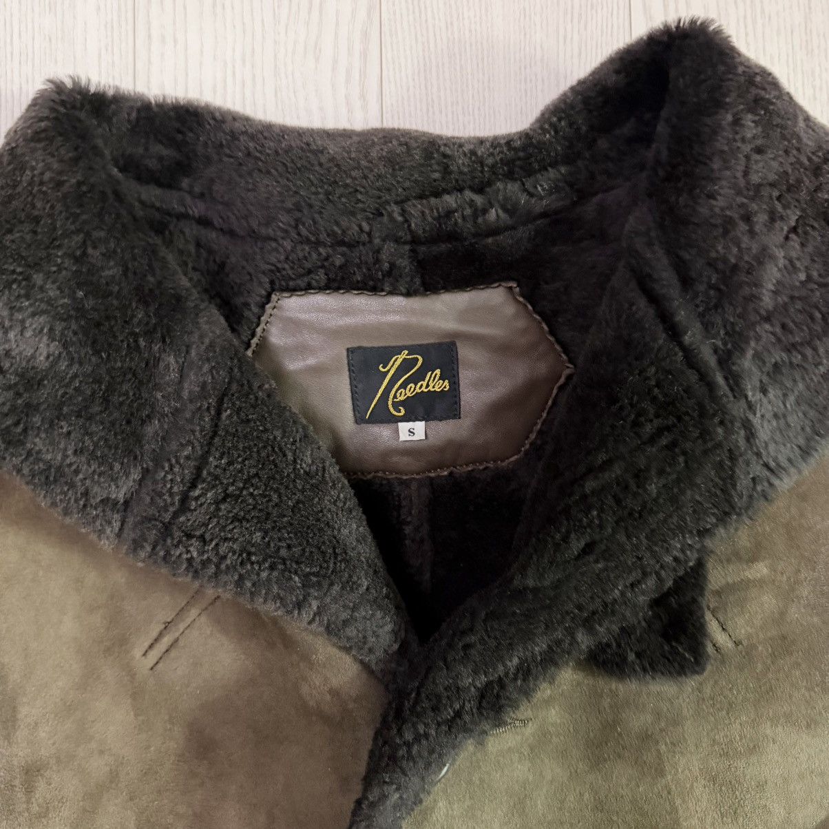 Needles Needles Shearling Coat Sheepskin Suede Size US S / EU 44-46 / 1 - 2 Thumbnail