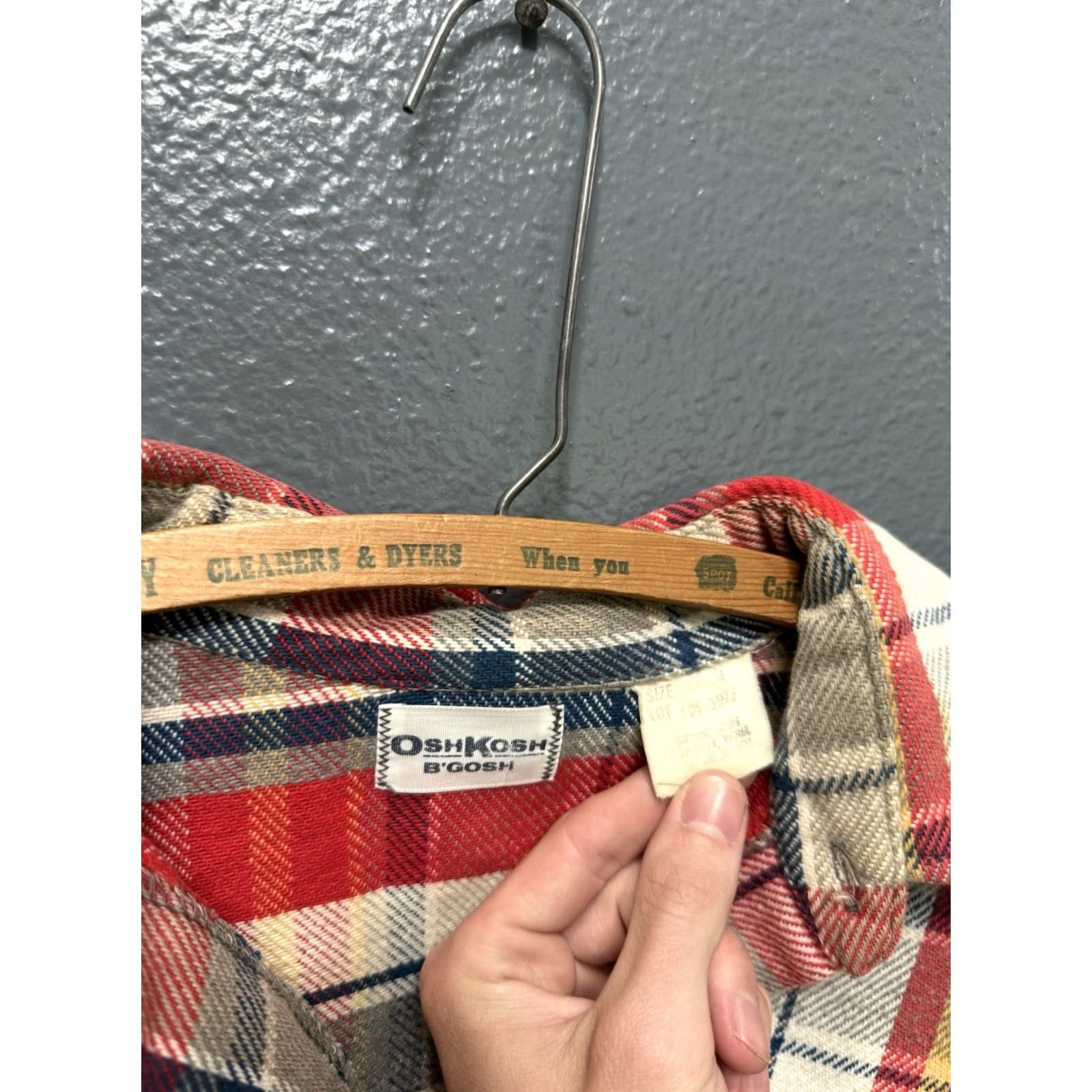 Vintage VINTAGE Osh Kosh Flannel Shirt Cotton Plaid Button Up 70’s USA Large Men’s Size US L / EU 52-54 / 3 - 2 Thumbnail