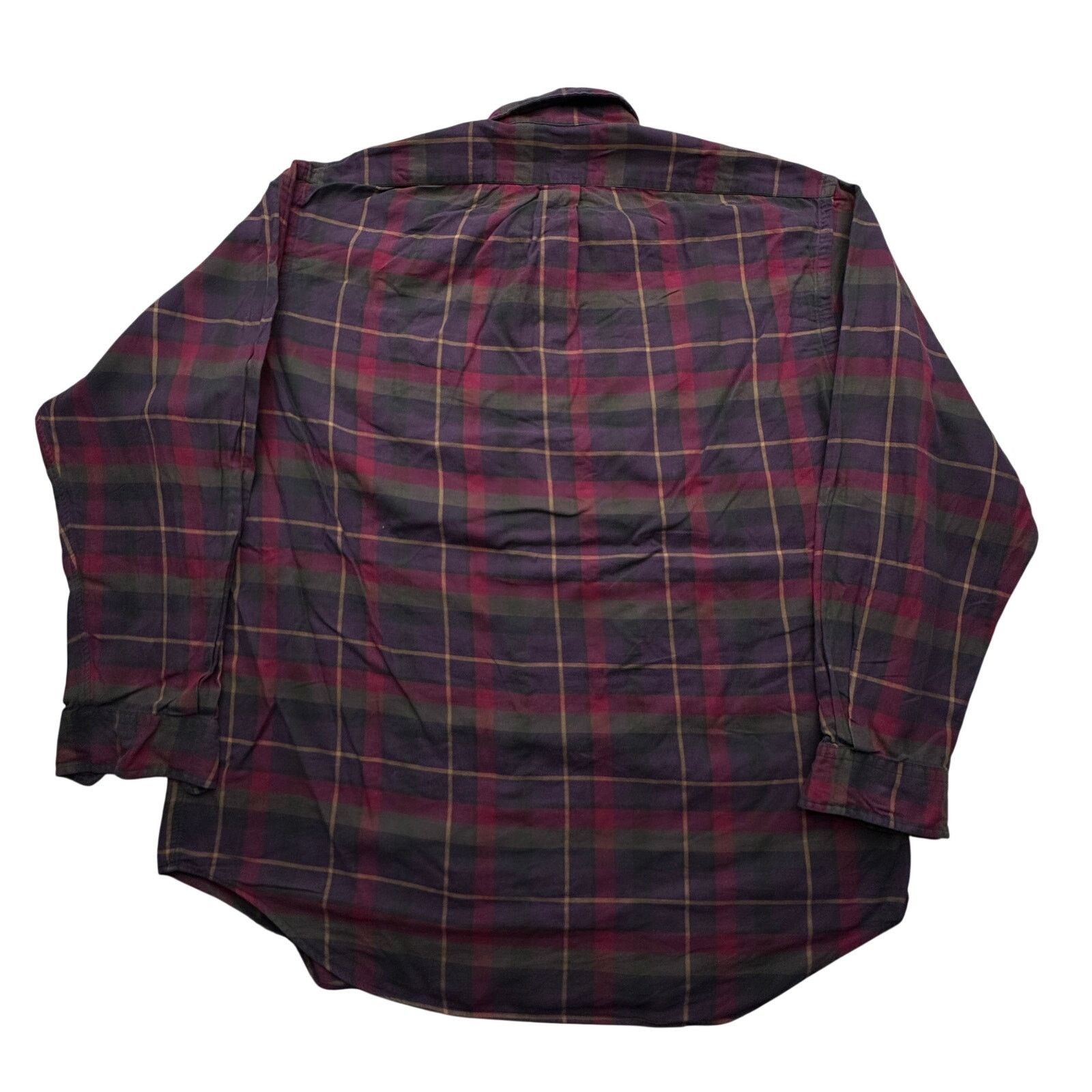 Ralph Lauren Ralph Lauren Maroon Button Down Long Sleeve Shirt Large Size US L / EU 52-54 / 3 - 8 Thumbnail