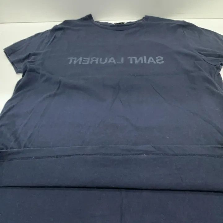Saint Laurent Paris Saint Laurent Logo Crew Neck T-Shirt for Men-2507 Size US XXL / EU 58 / 5 - 4 Thumbnail