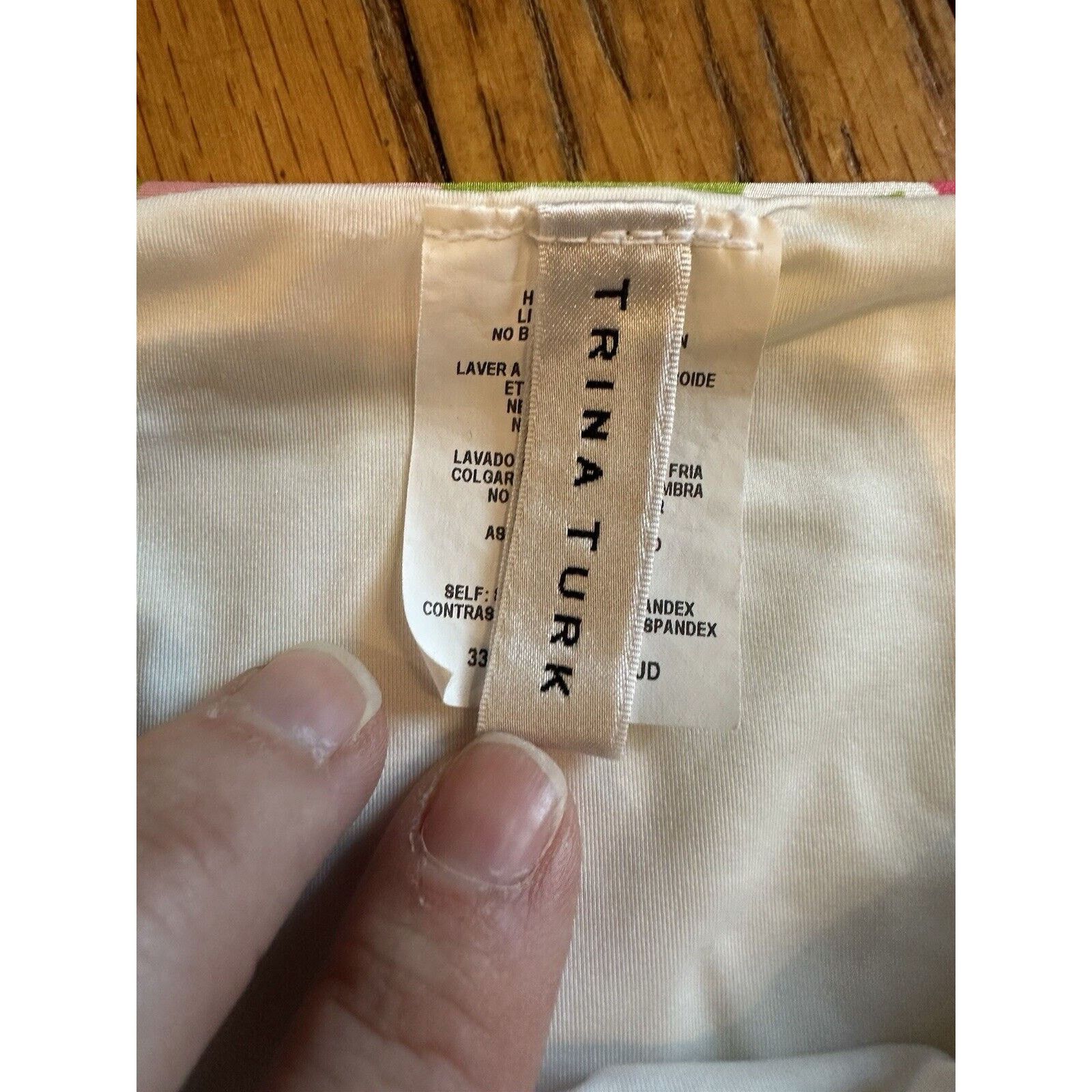 Trina Turk Trina Turk Bandeau Bikini Set Size 14 La Palma Size ONE SIZE - 6 Thumbnail