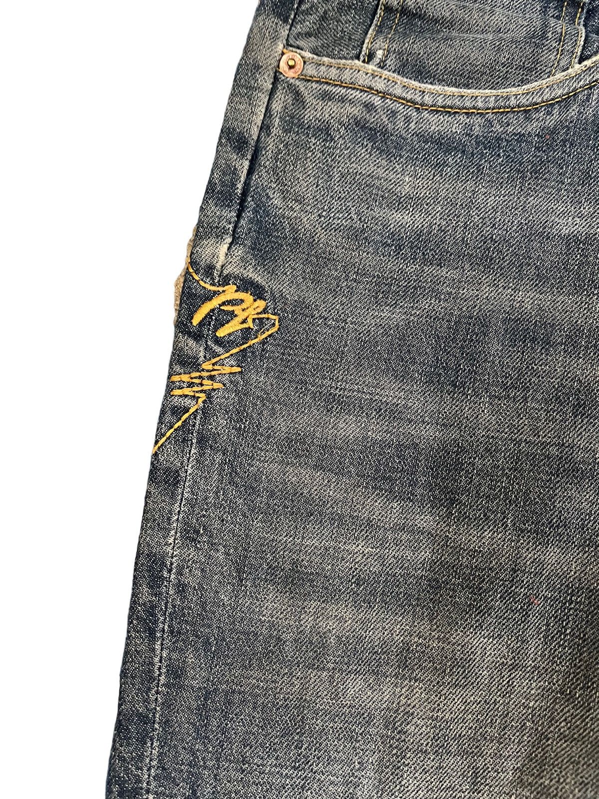 Phat Farm Vintage Phat Farm Baggy Mudwash Denim Size US 35 - 3 Thumbnail