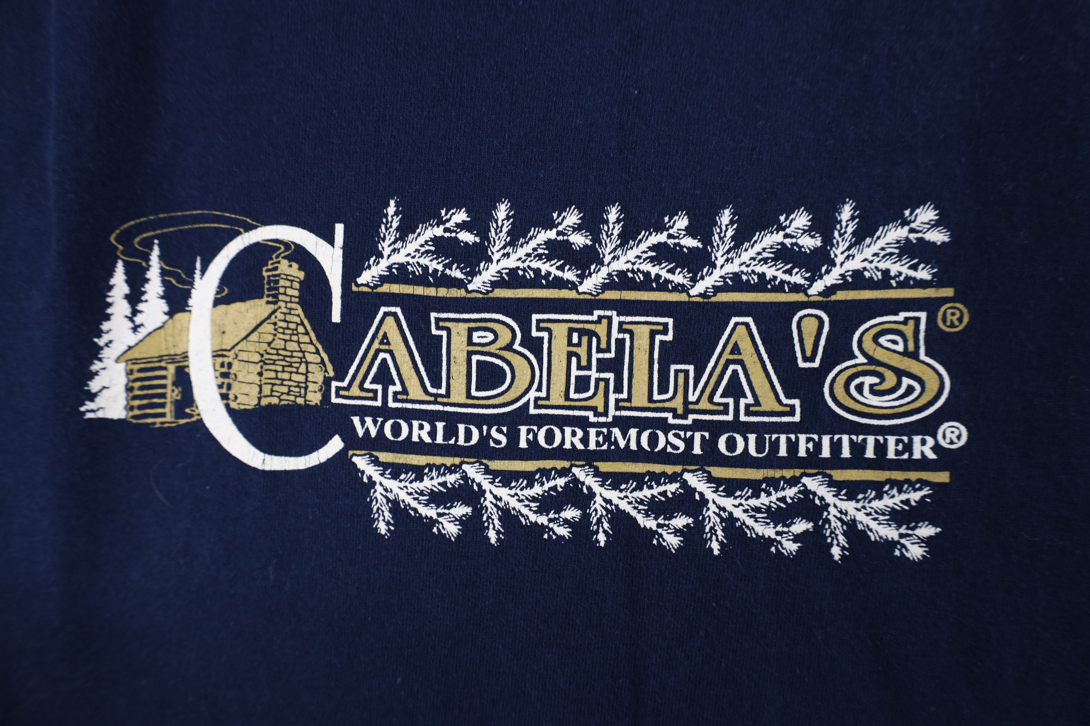 Cabelas × Vintage Vintage 90s Cabelas Spell Mock Neck Long Sleeve T-Shirt USA Size US XL / EU 56 / 4 - 5 Thumbnail