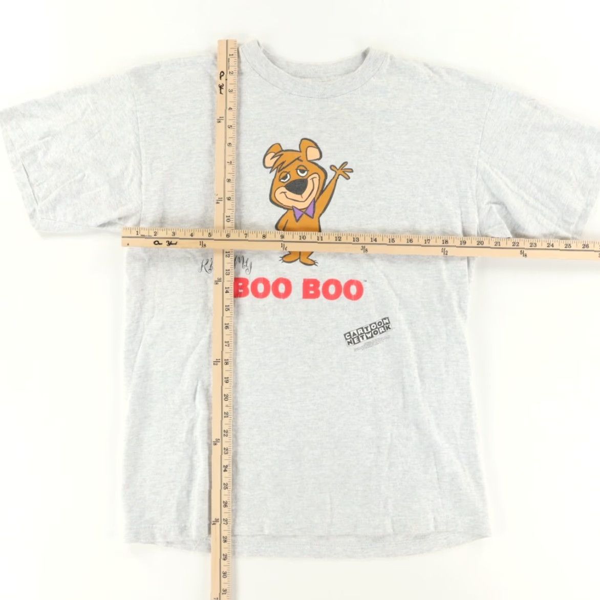 Vintage VTG Cartoon Network Yogi Bear Kiss My Boo Boo T-Shirt Gray Men's L Size US L / EU 52-54 / 3 - 3 Thumbnail