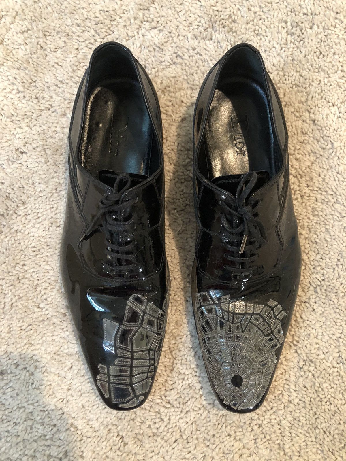 靴 dior homme 2008aw broken dress shoes Dior Homme 2008AW Broken Dress Shoes