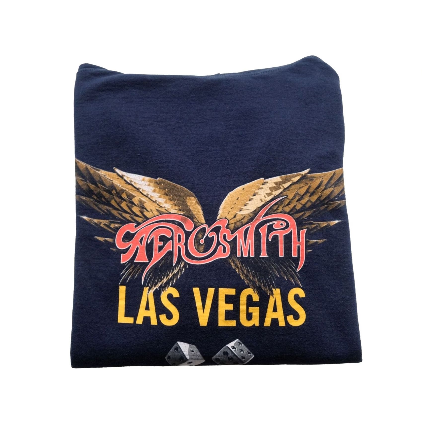 Aerosmith VINTAGE Aerosmith Hoodie Sweat Blue Shirt 90s Y2K Tour USA Mens M Size US M / EU 48-50 / 2 - 2 Thumbnail