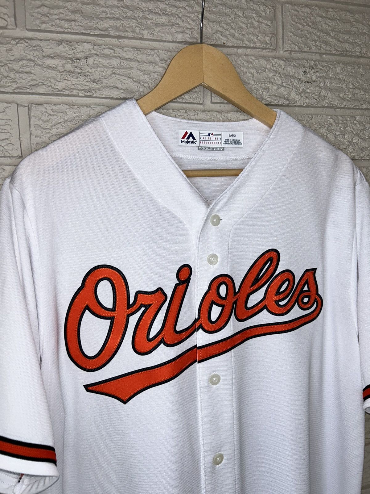 MLB × Majestic Majestic Baltimore Orioles Paul Fry Baseball Jersey Size US L / EU 52-54 / 3 - 3 Thumbnail