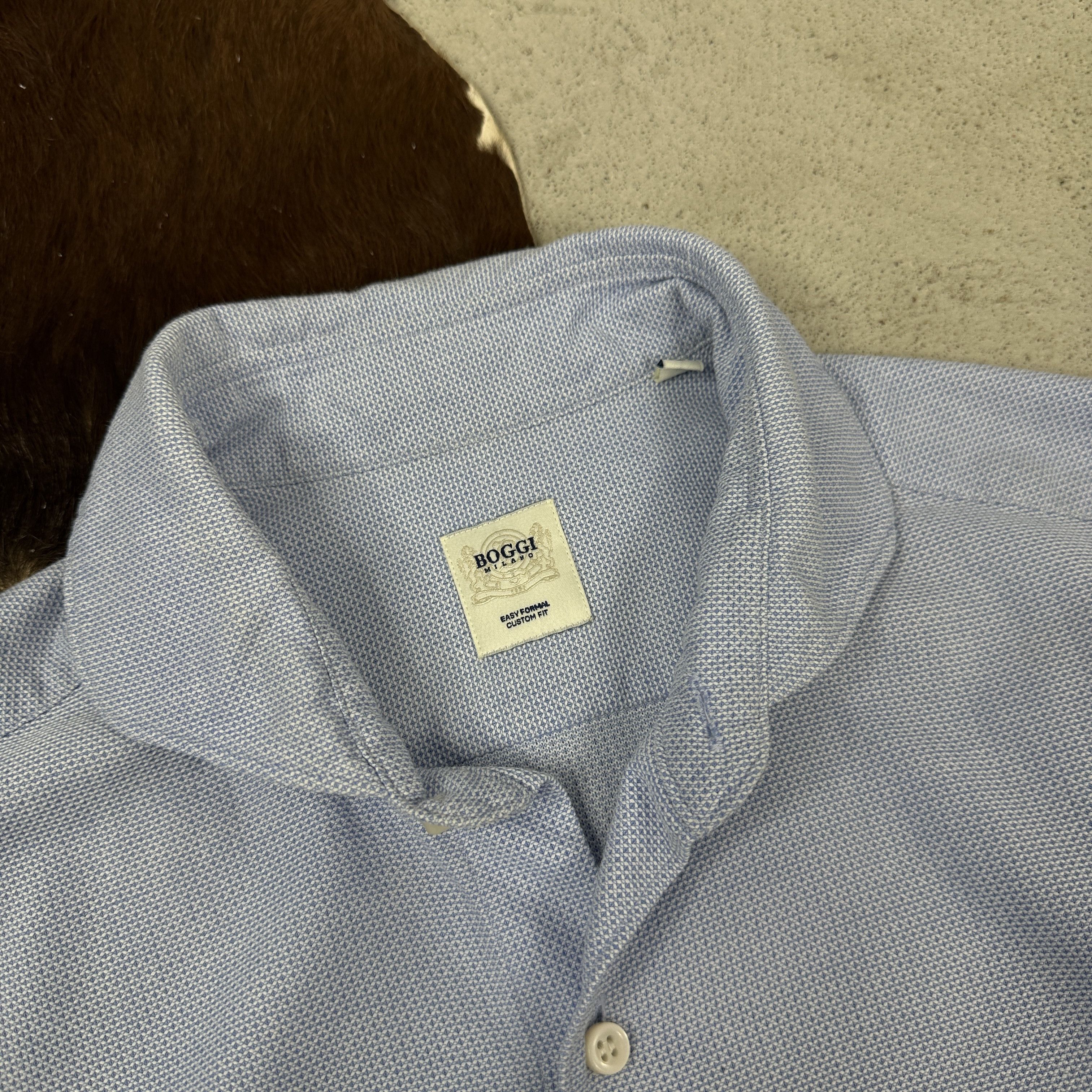 Boggi × Vintage Boggi Milano Shirt Size US L / EU 52-54 / 3 - 5 Thumbnail