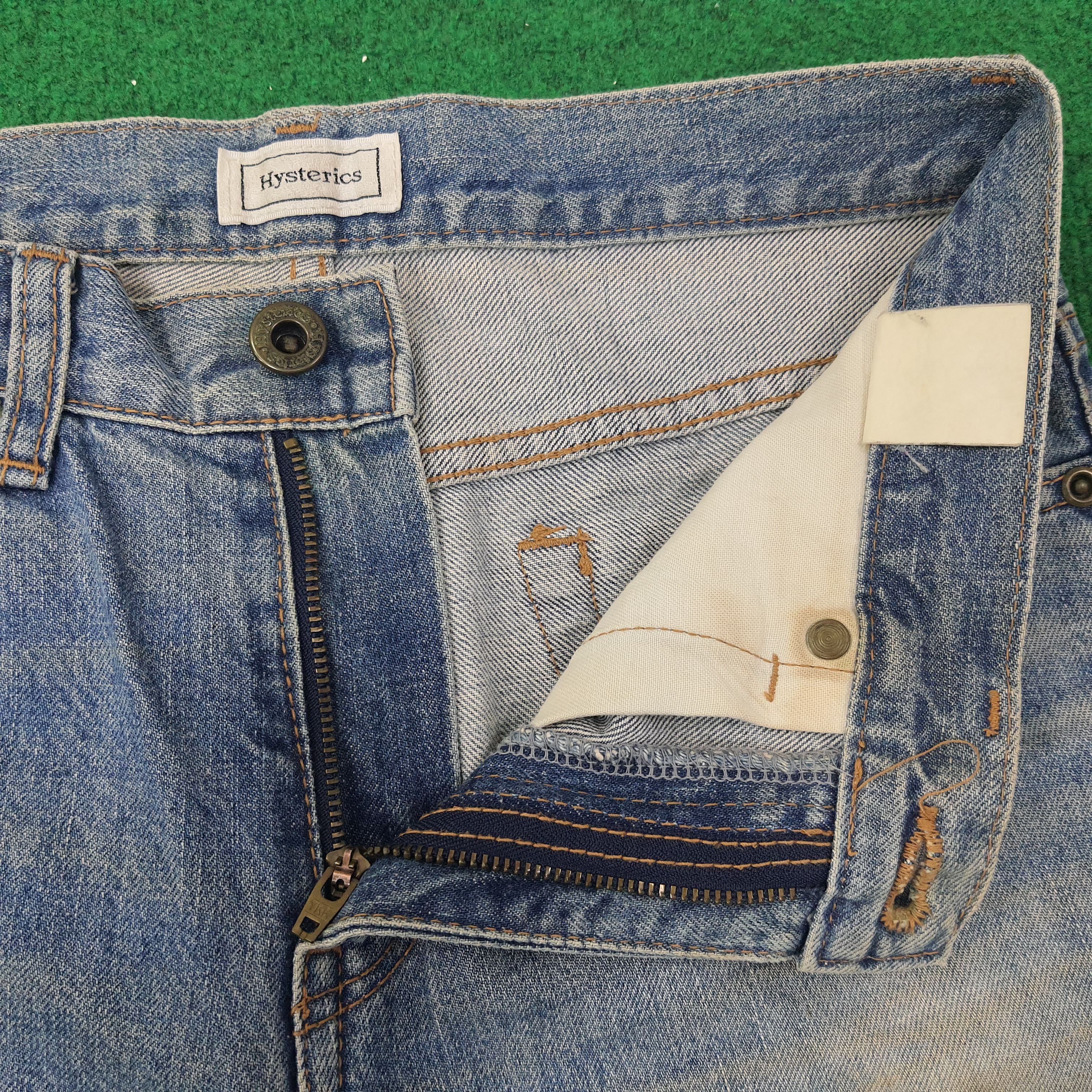 Hysteric Glamour Vintage Hysterics Raider Japan Custom Logo Jeans C258N6 Size US 27 - 6 Thumbnail