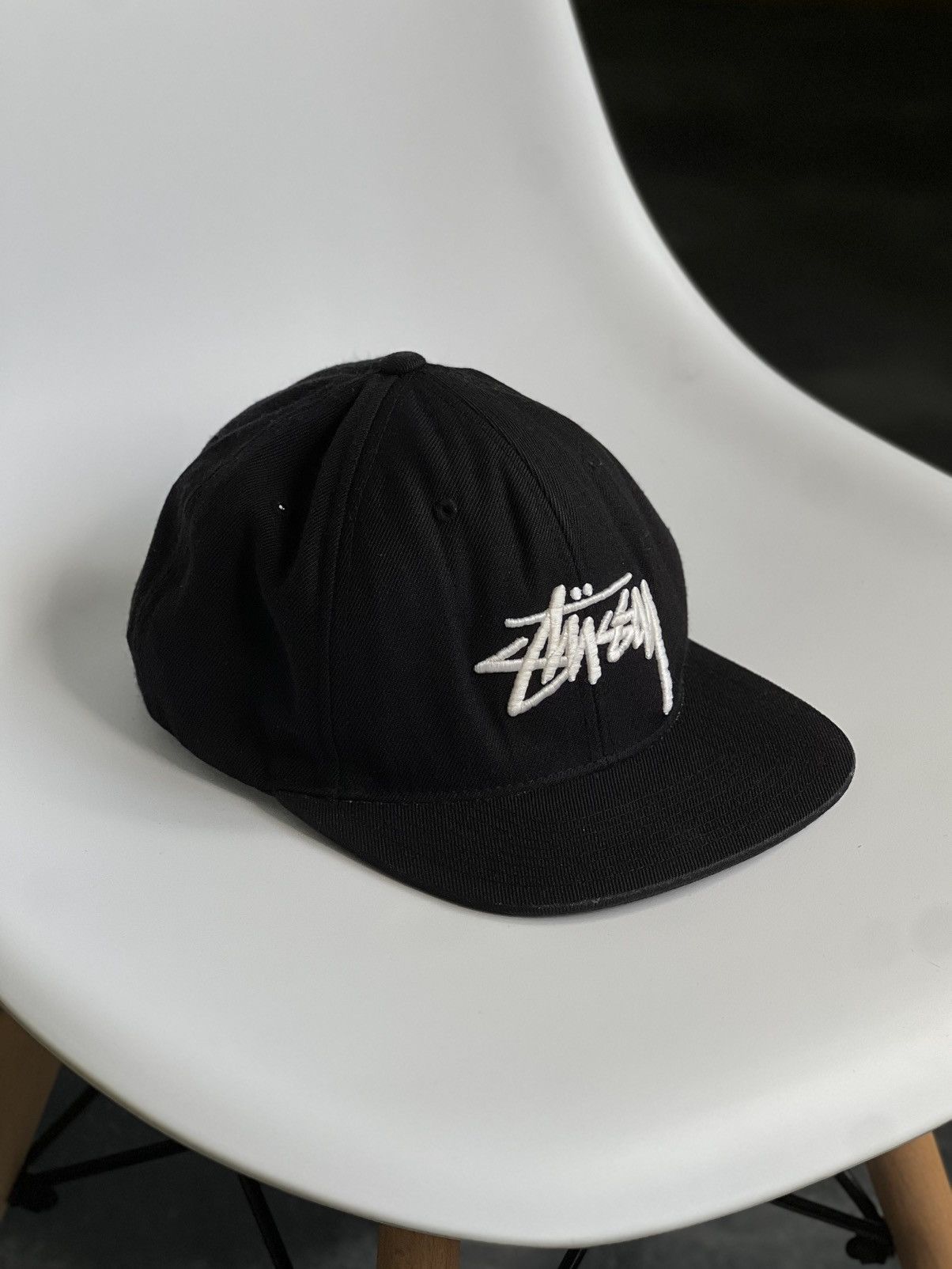 Stussy × Vintage Vintage Stussy Snapback Cap Men’s Trucker Hat Big Logo Y2K Size ONE SIZE - 1 Thumbnail
