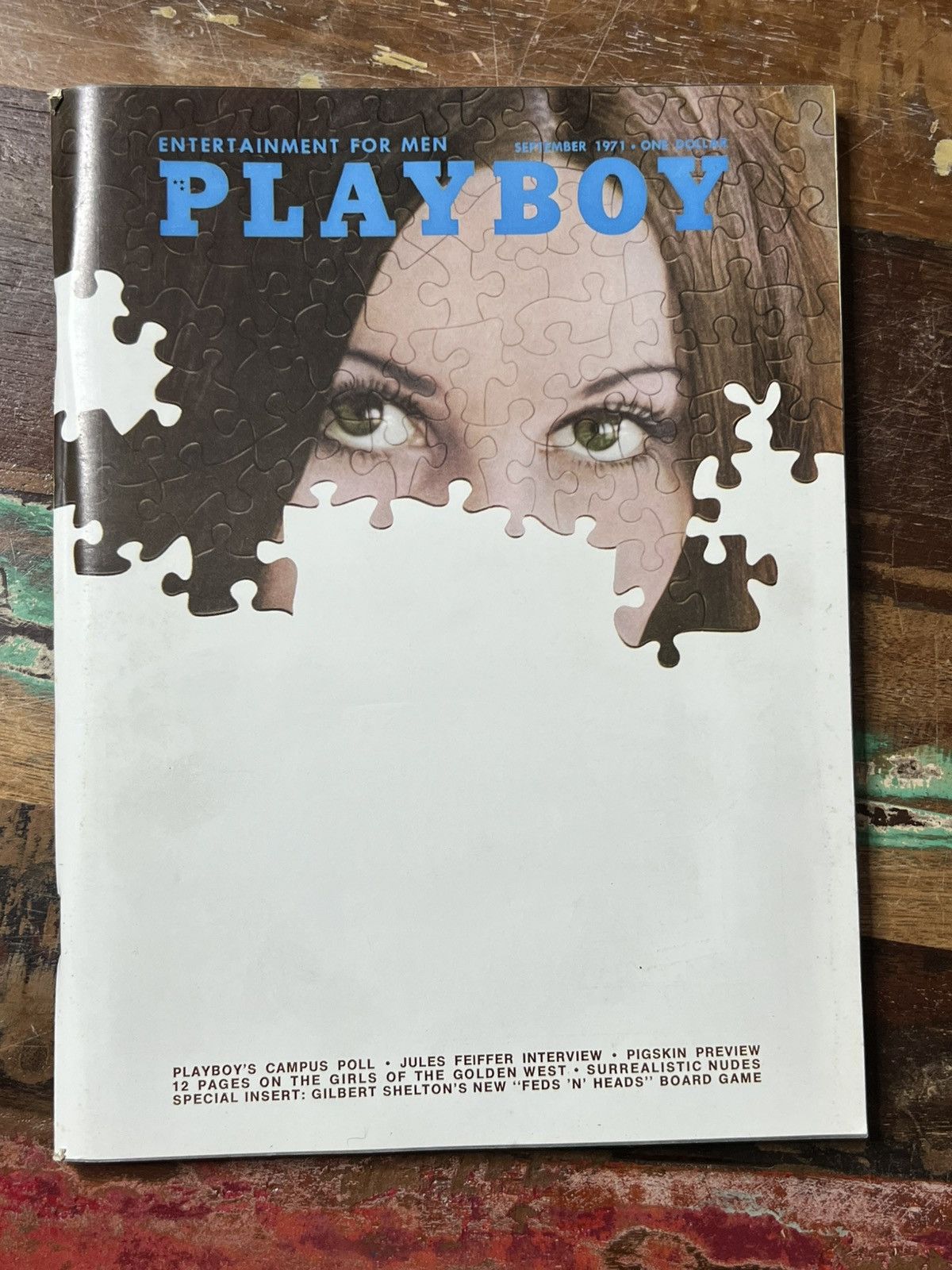 Vintage Playboy Magazine - September 1971 - Entertainment For Men Size ONE SIZE - 1 Thumbnail