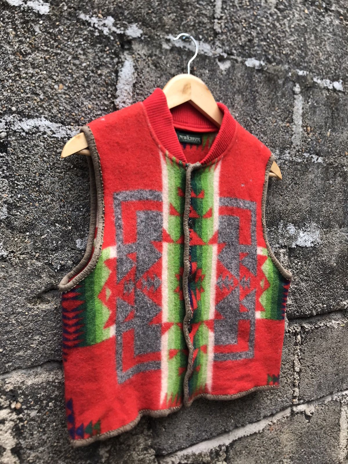 Native ⚡️Vintage 80s New Yorker Peruvian Vest Size US S / EU 44-46 / 1 - 2 Thumbnail