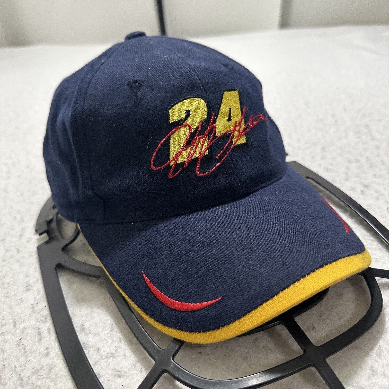 Chase Authentics NASCAR Jeff Gordon #24 Racing Blue Baseball Hat Size ONE SIZE - 1 Thumbnail