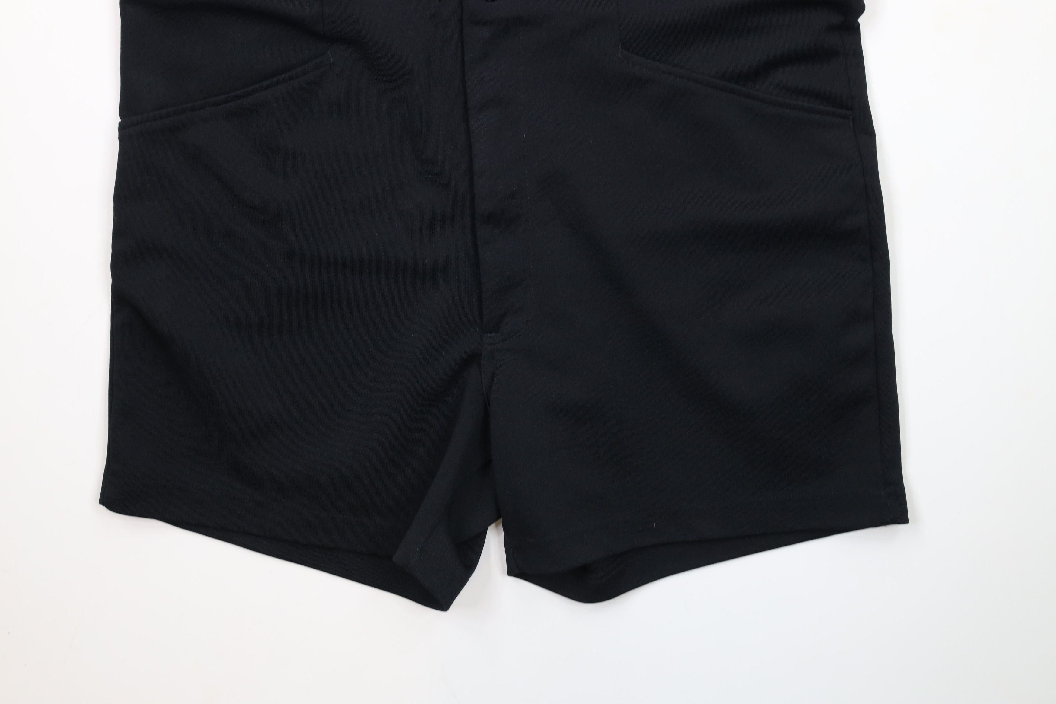 Swingster × Vintage Vintage 70s Swingster Knit Coach Coaches Shorts Black USA Size US 40 / EU 56 - 4 Thumbnail
