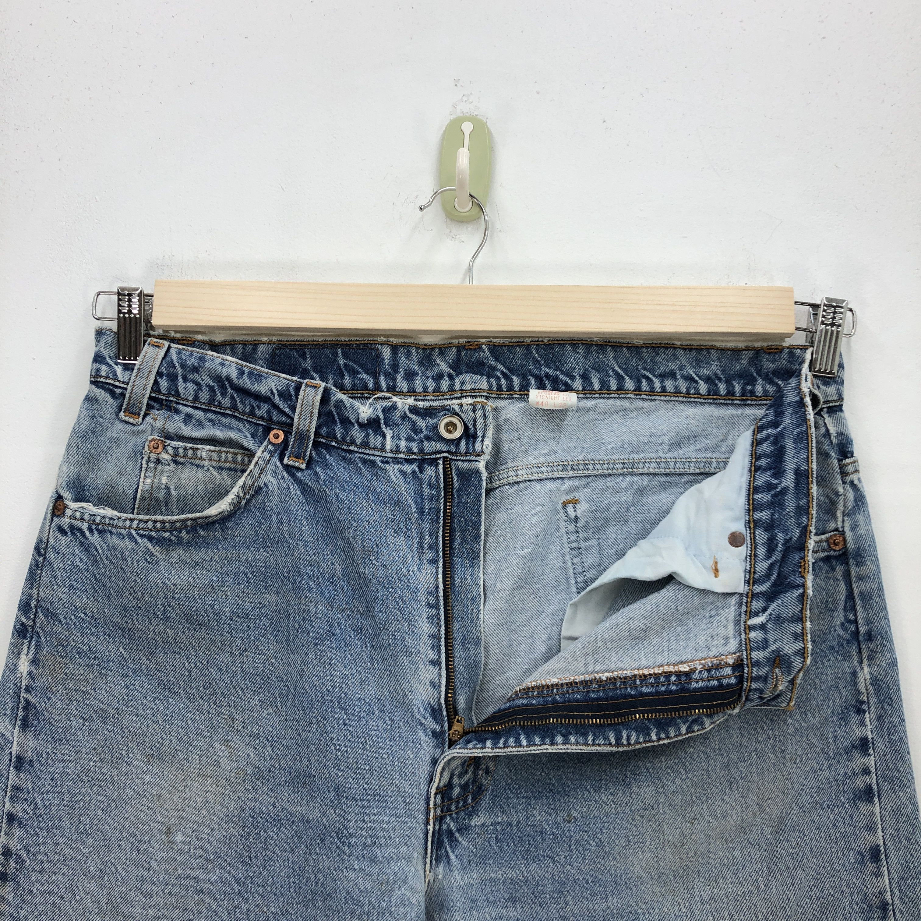 Levi's Vintage Levis Orange Tab Jeans Dirty Levi's Light Wash Denim Size US 36 / EU 52 - 6 Thumbnail