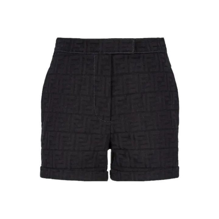 Fendi Fendi Women’s Plain Zipper Denim Shorts -2507 Size 37" - 1 Thumbnail