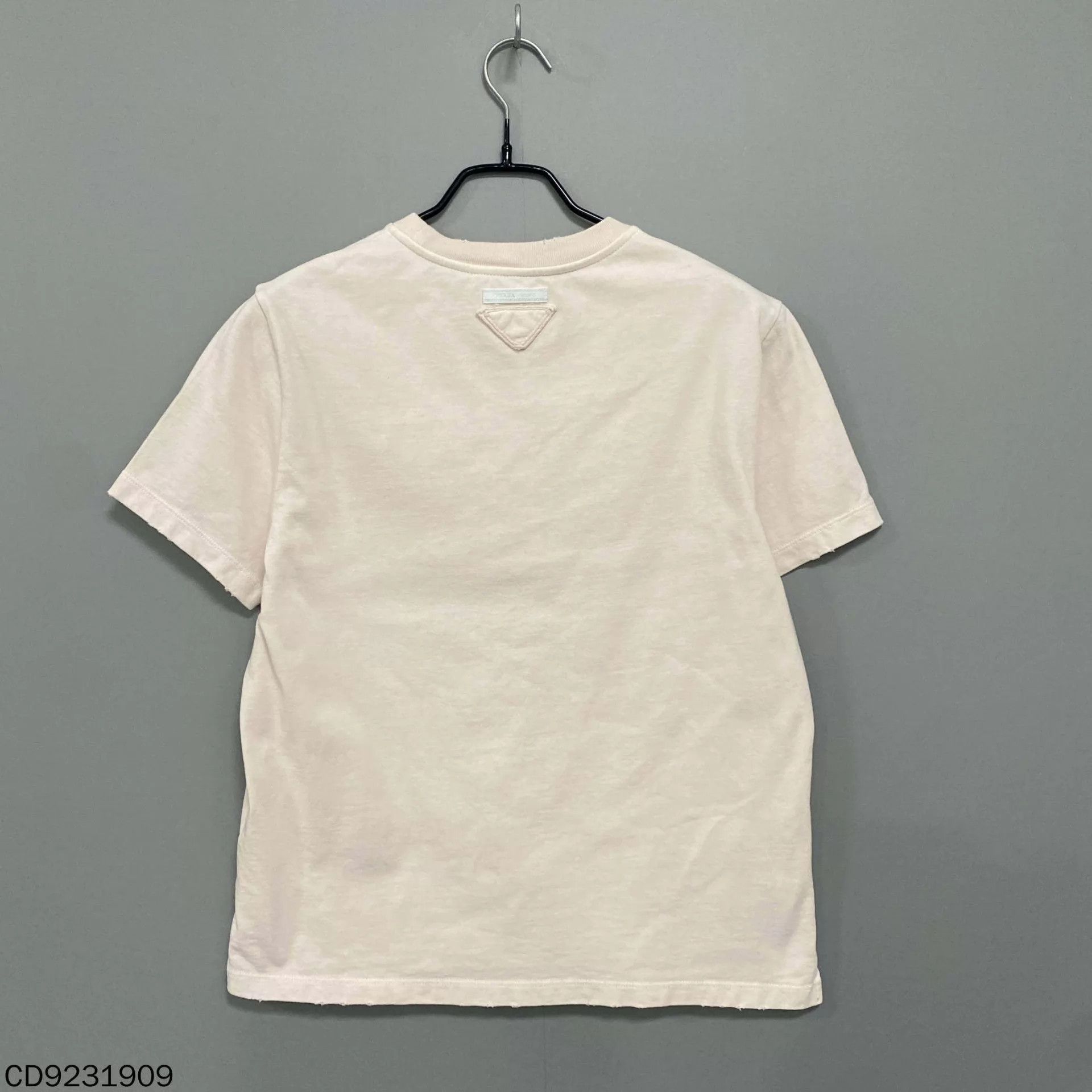 Prada PRADA Vanilla Distressed SS Tee M 99 New Size M / US 6-8 / IT 42-44 - 3 Thumbnail