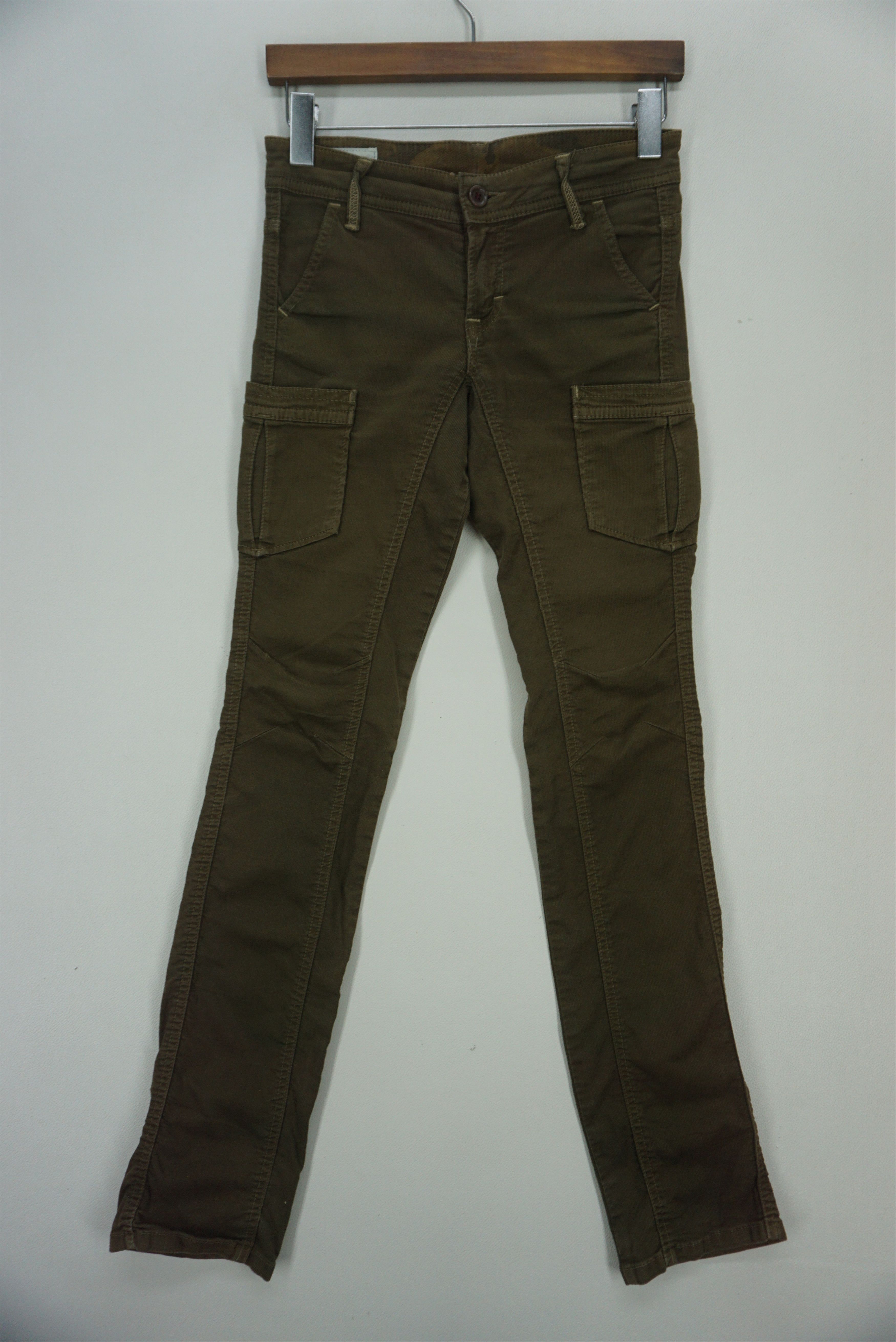 Japanese Brand Betty Smith Pants fit W28xL31.5 Low Rise Skinny Buckled Back Size 25" / US 0 / IT 36 - 1 Thumbnail