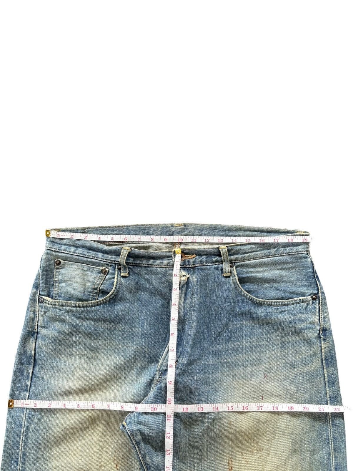 Edwin Vintage Edwin 505 Selvedge Distress Baggy Jeans Size US 39 - 6 Thumbnail