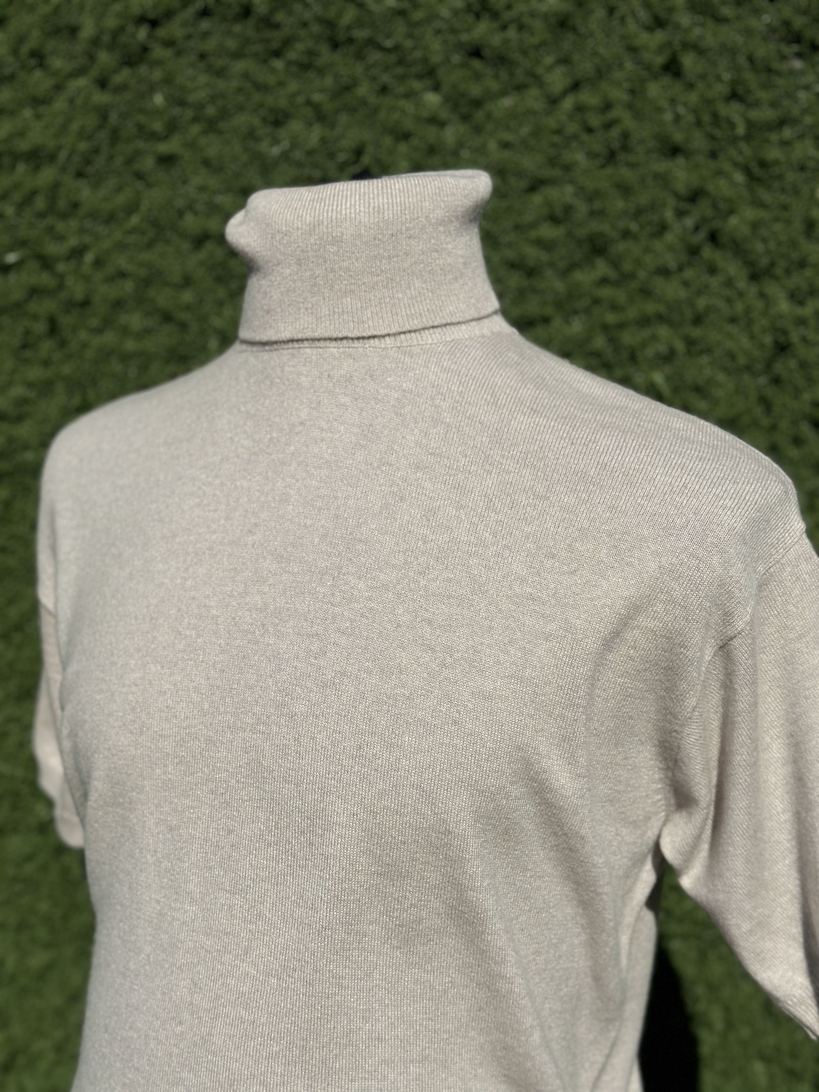 Brunello Cucinelli Brunello Cucinelli Cashmere Turtleneck Short Sleeve Knit L Size L / US 10 / IT 46 - 13 Thumbnail