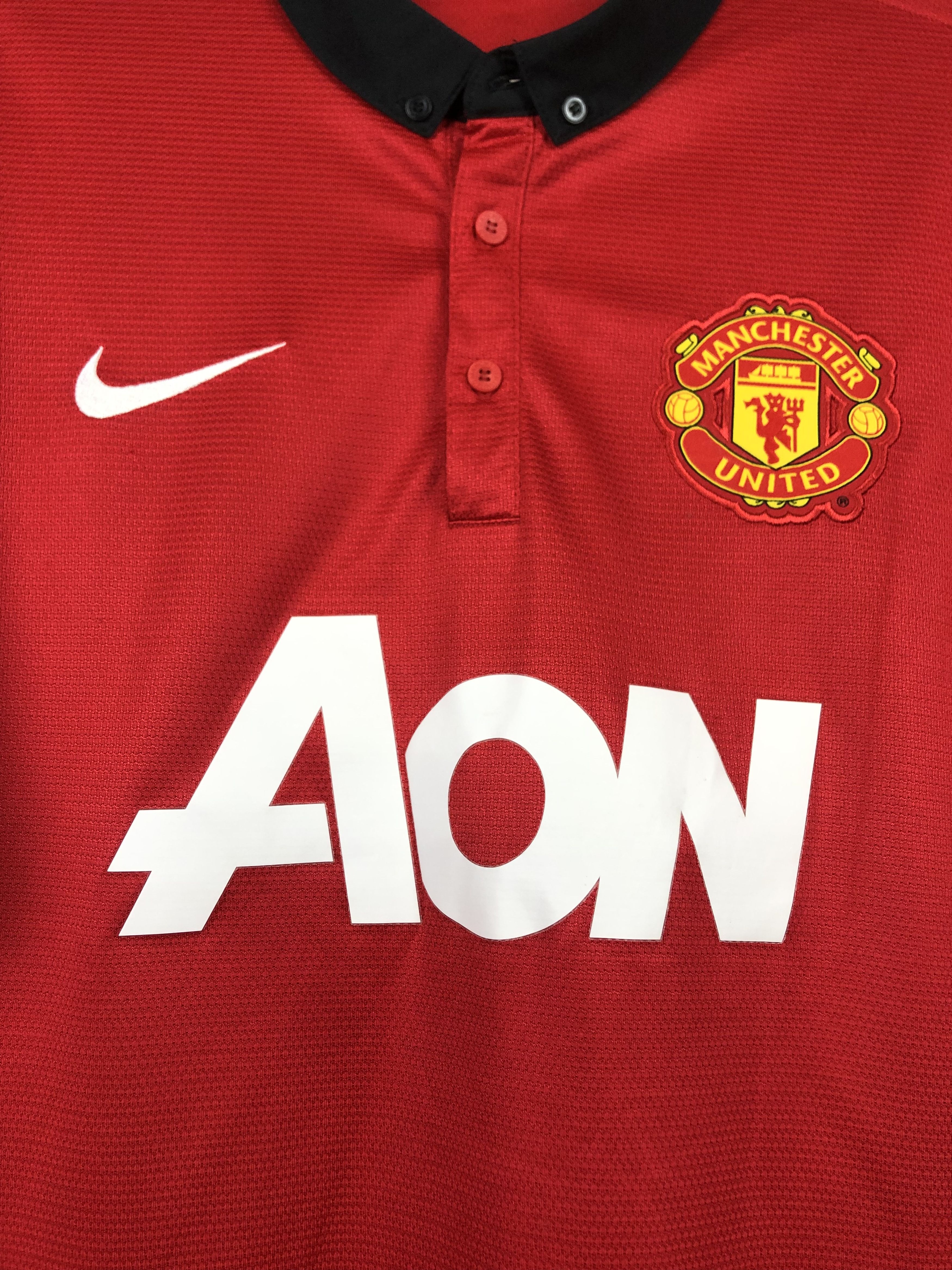 Nike Manchester United football shirt 2013 Soccer Nike Jersey Size US L / EU 52-54 / 3 - 5 Thumbnail