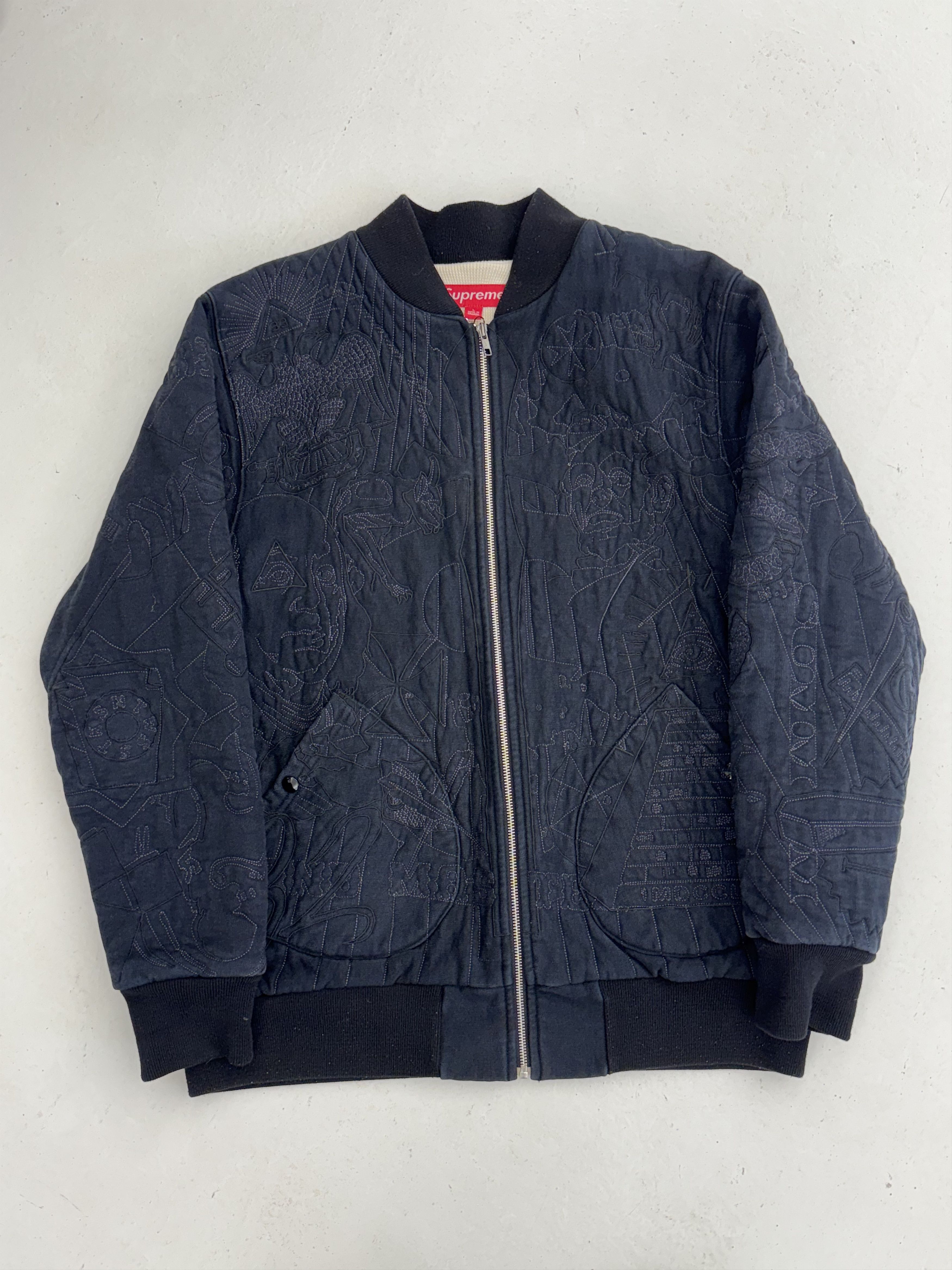 Supreme supreme 2005 fw illuminati bomber jacket | Grailed