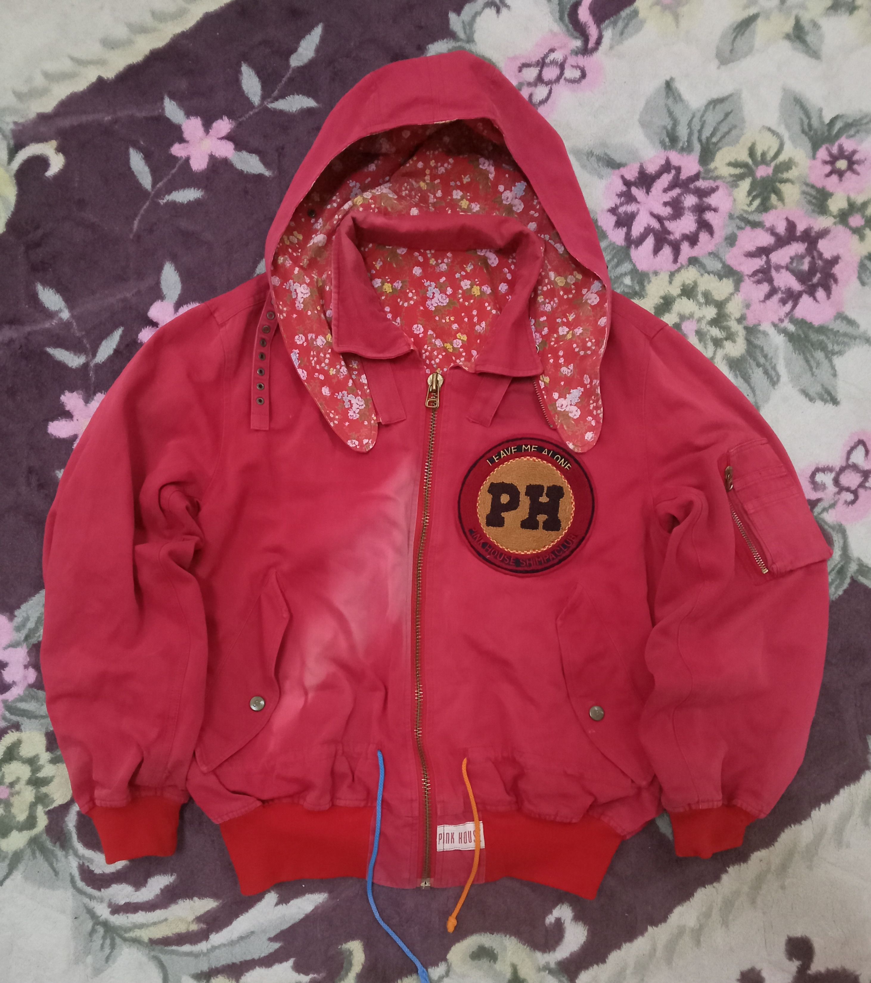 Pink House × Vintage Pink House Shimpa Club 1989 Hoodie Zipped Jacket Size US L / EU 52-54 / 3 - 1 Thumbnail