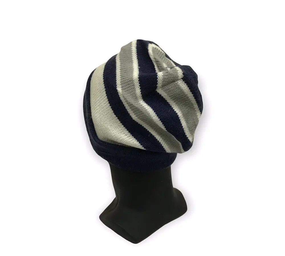 Japanese Brand × Vintage Japanese Brand Stripe Design Beanie Hat Size ONE SIZE - 2 Thumbnail