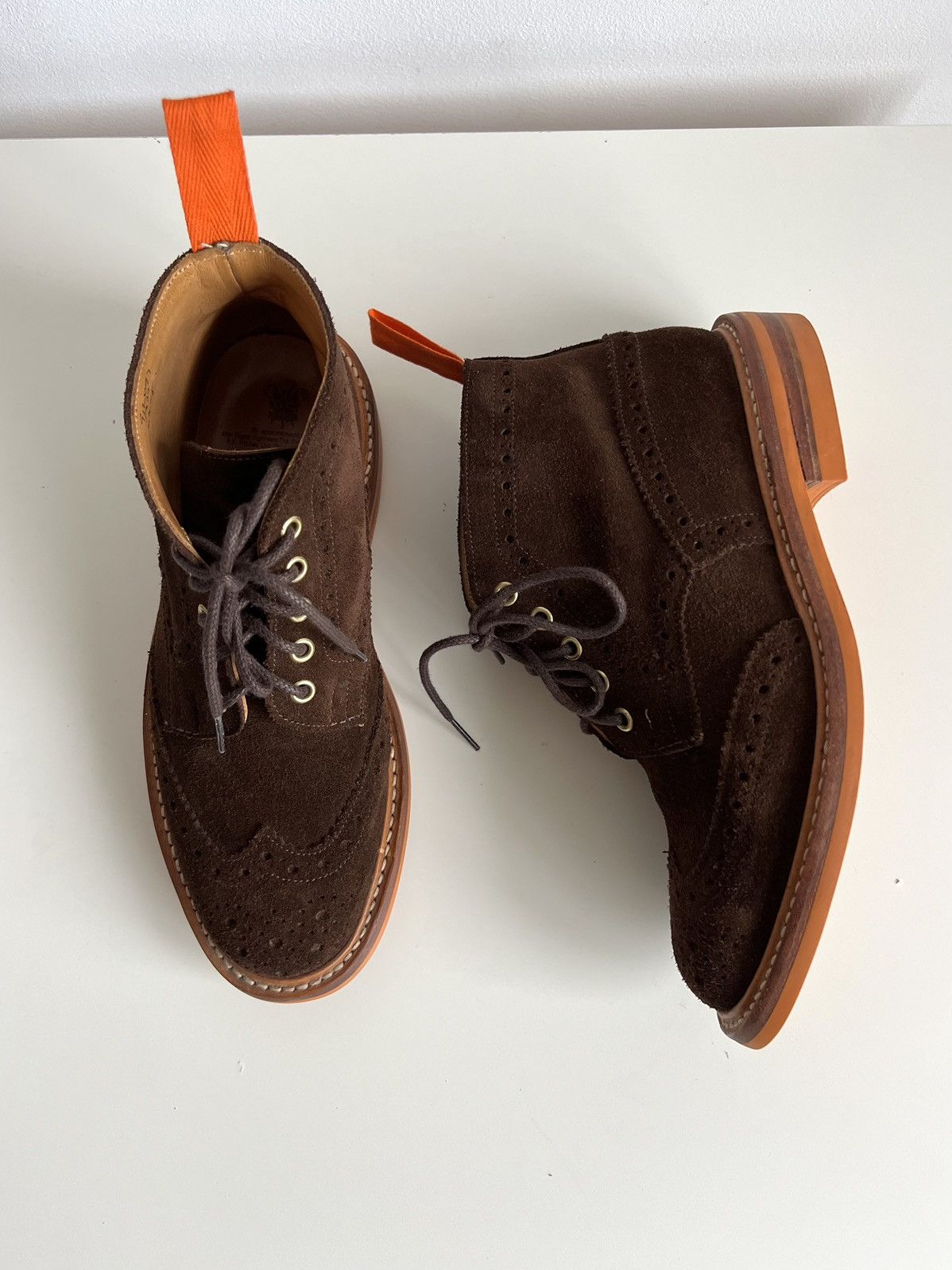 Crockett & Jones × John Lobb × Tricker's 🇬🇧Trickers Stow County Suede Boots Size US 7 / EU 40 - 7 Thumbnail