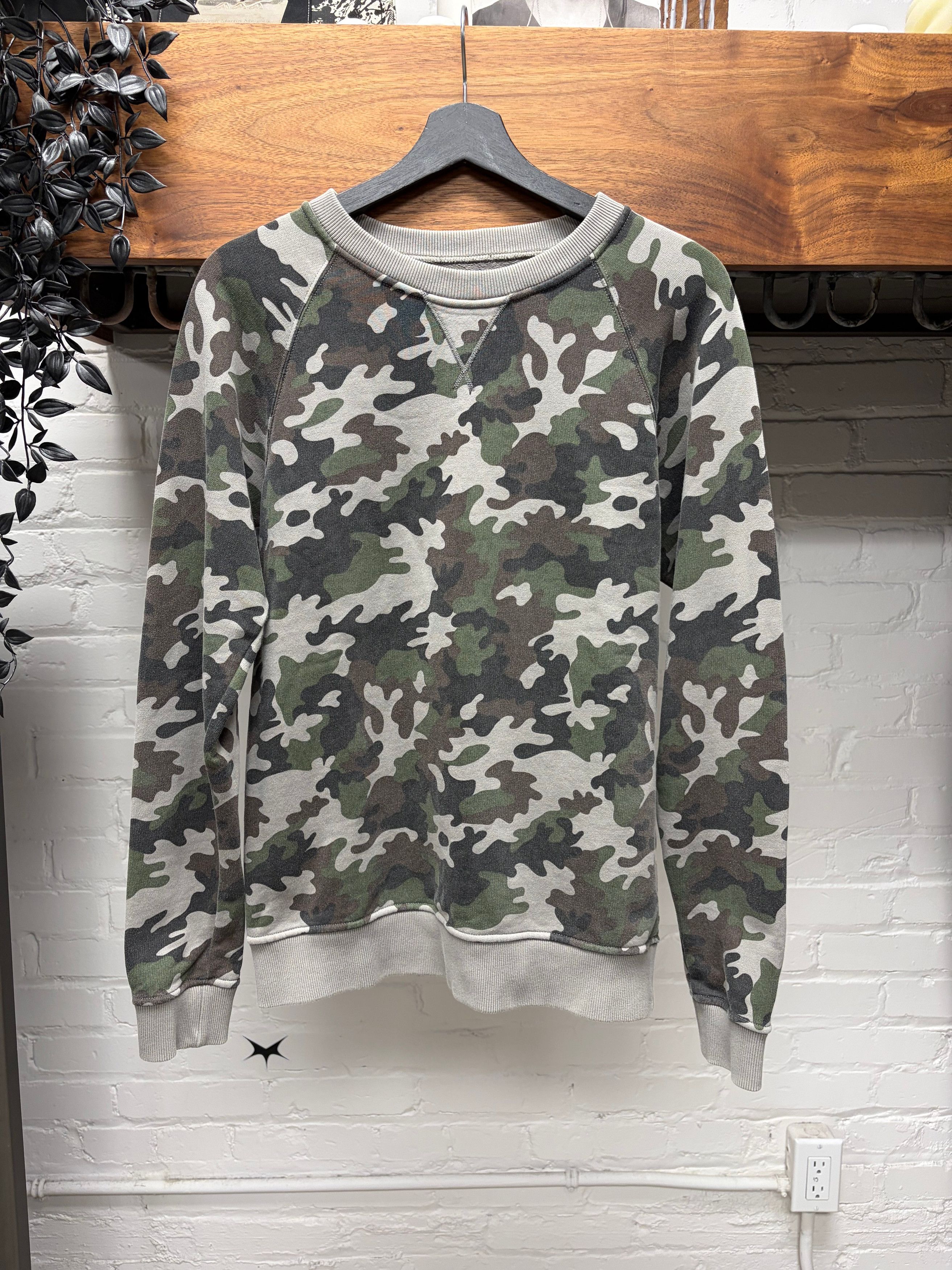 Saint Laurent Paris 2014 Saint Laurent by Hedi Slimane ‘Camouflage’ Sweatshirt Size US M / EU 48-50 / 2 - 1 Thumbnail