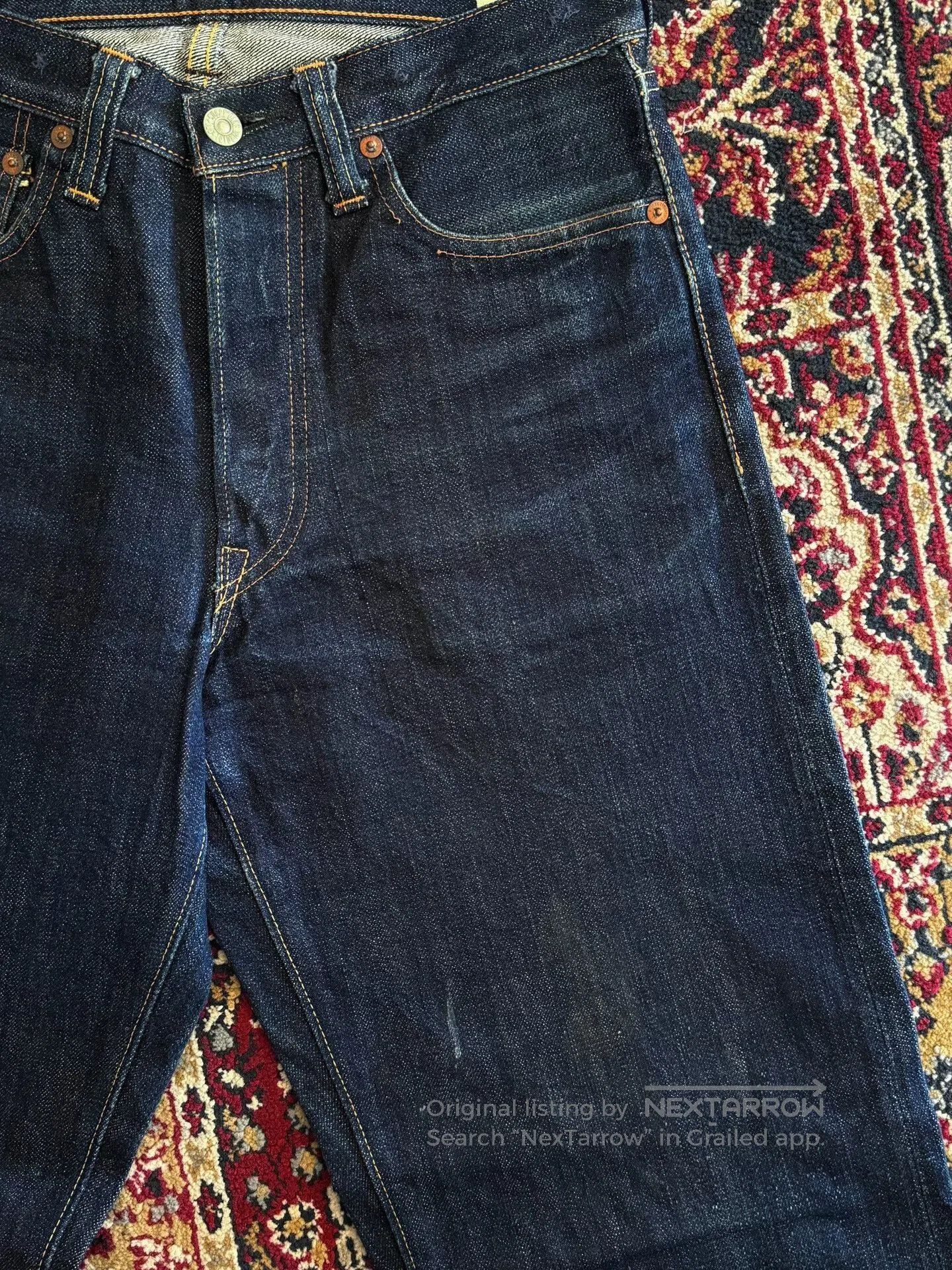 Sugar Cane Sugar Cane Raw Denim Jeans. Size US 30 / EU 46 - 7 Thumbnail