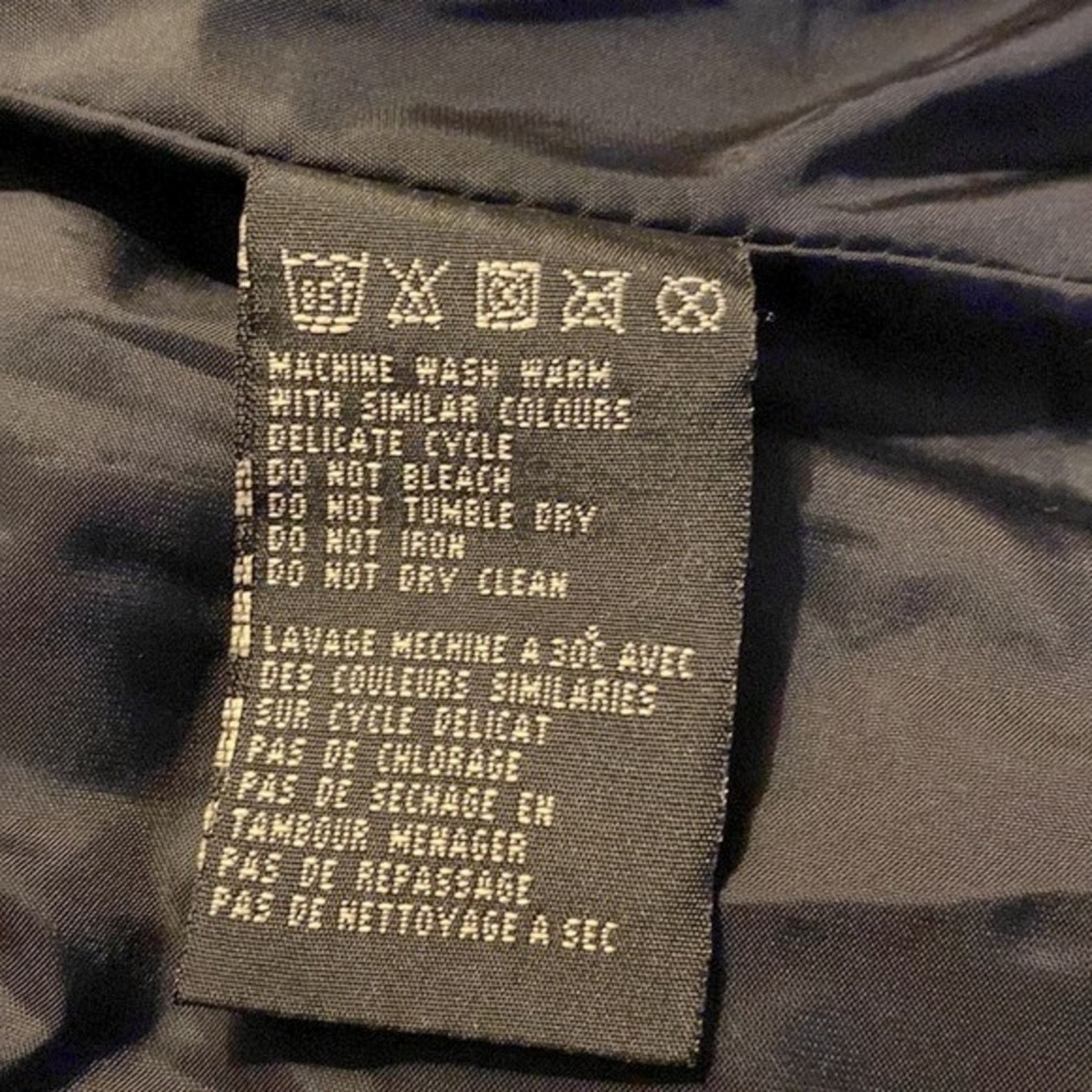 Schott Schott NYC Women’s XS Blk Quilted Nylon Leather Moto Jacket Size XS / US 0-2 / IT 36-38 - 14 Thumbnail