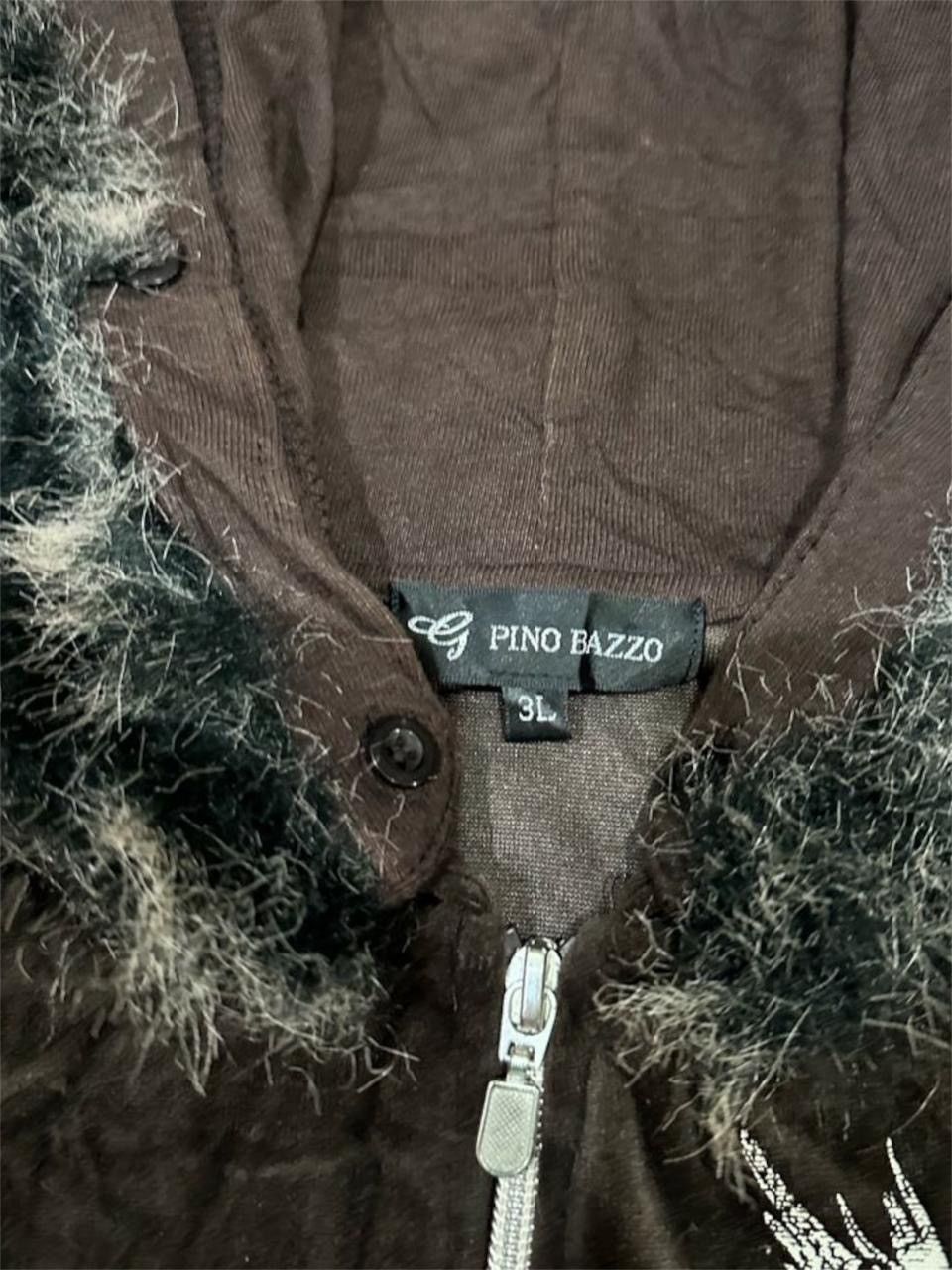 If Six Was Nine × Japanese Brand × Le Grande Bleu (L.G.B.) Pino bazzo poem skull fur hoodie Size US L / EU 52-54 / 3 - 5 Thumbnail