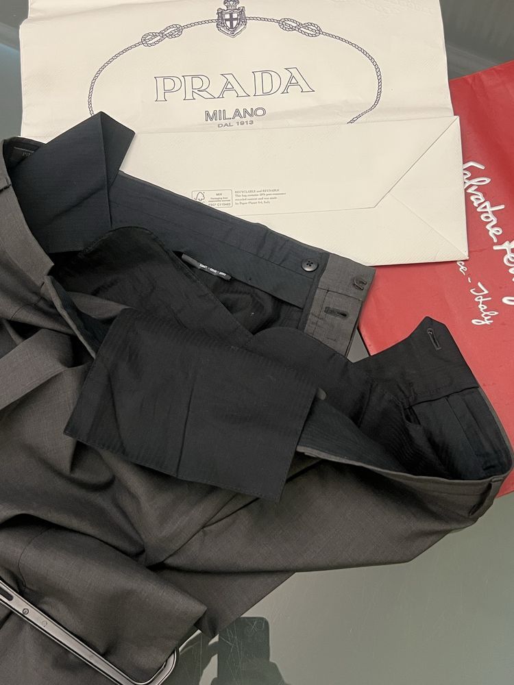 Prada Prada Casual Wool Pants Size US 40 / EU 56 - 5 Thumbnail