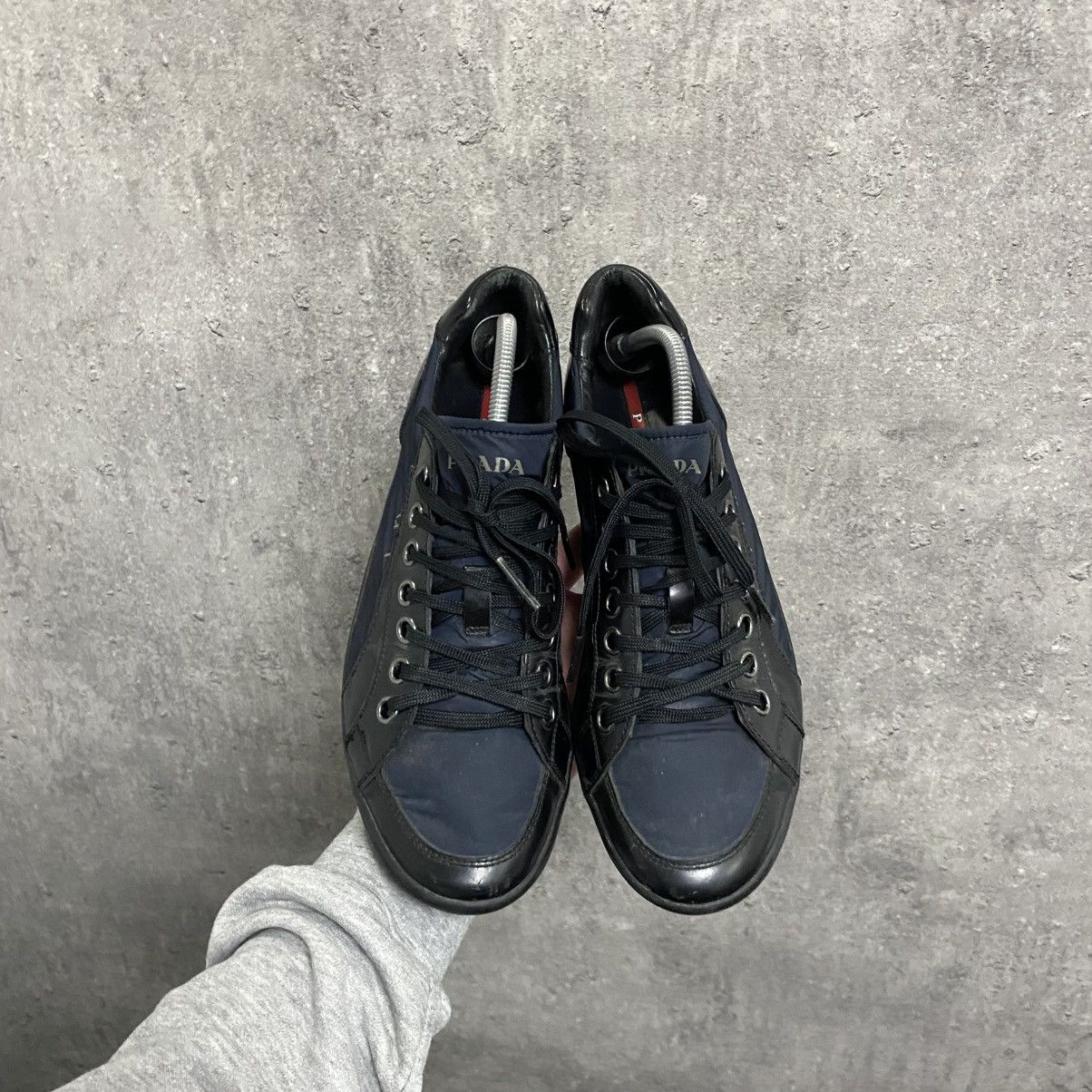 Prada Archive Y2K Vintage Prada shoes trainers slip on sneakers Size US 6 / EU 39 - 4 Thumbnail