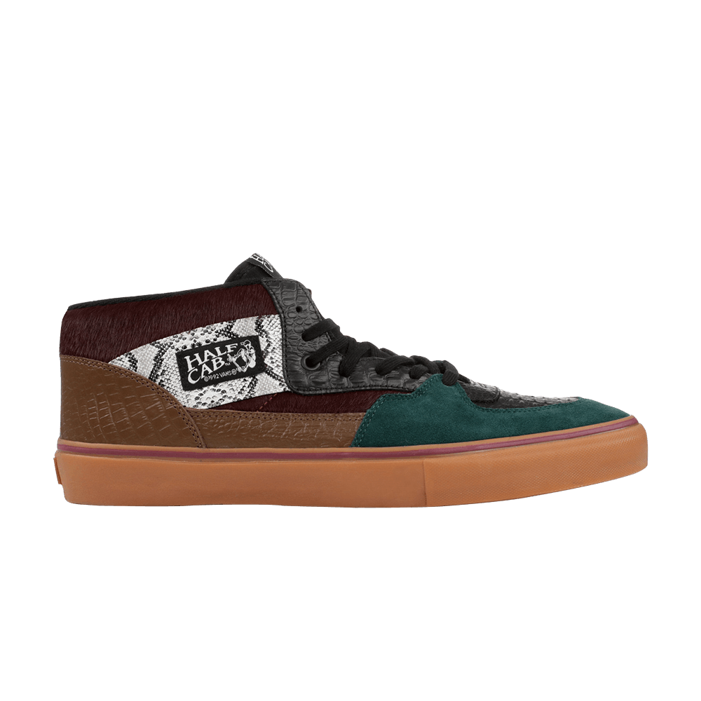 image of Bodega X Half Cab Lx Return Of The Dragon Shoes in Green, Men's (Size 9)