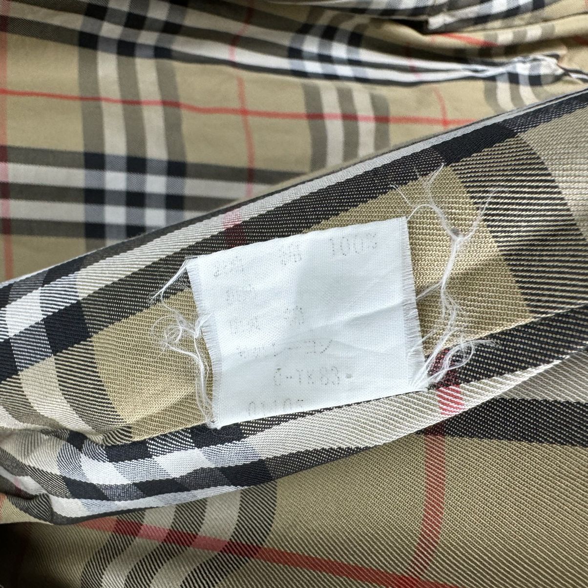 Burberry × Burberry Prorsum × Vintage ☀️BURBERRYS NOVA CHECK OVERCOAT LONG JACKET Size US M / EU 48-50 / 2 - 9 Thumbnail