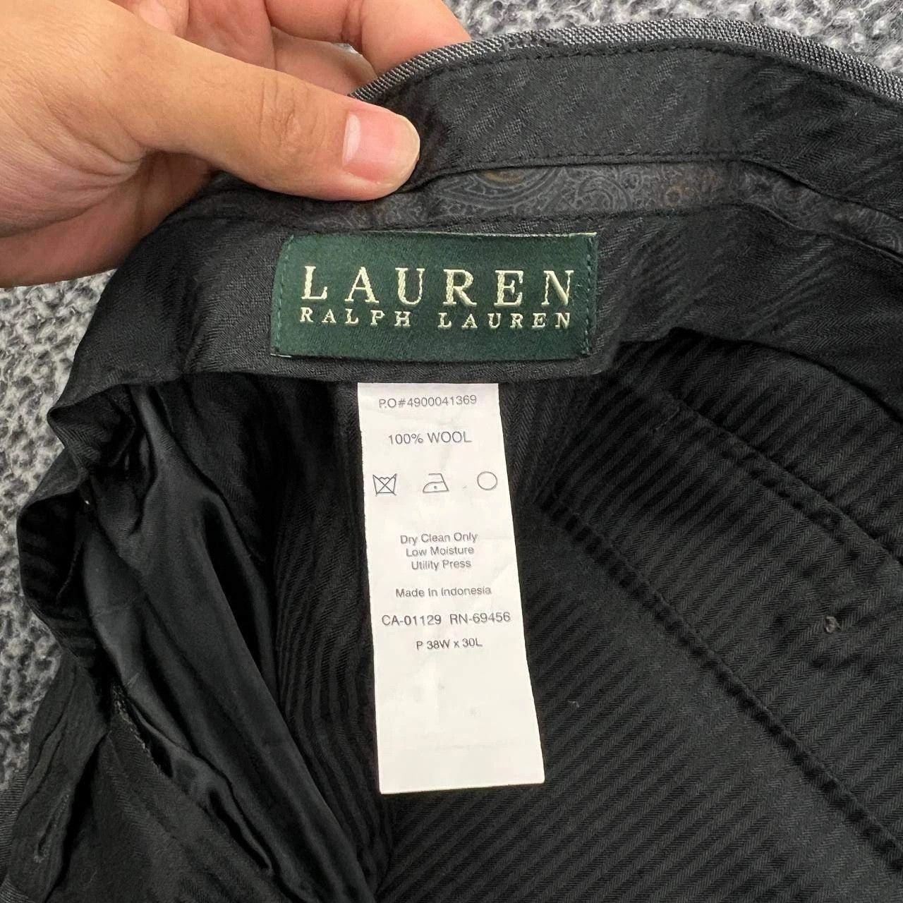 Lauren Ralph Lauren Lauren Ralph Lauren Dress Pants 38x30 Straight Pocket Wool Size US 38 / EU 54 - 3 Thumbnail