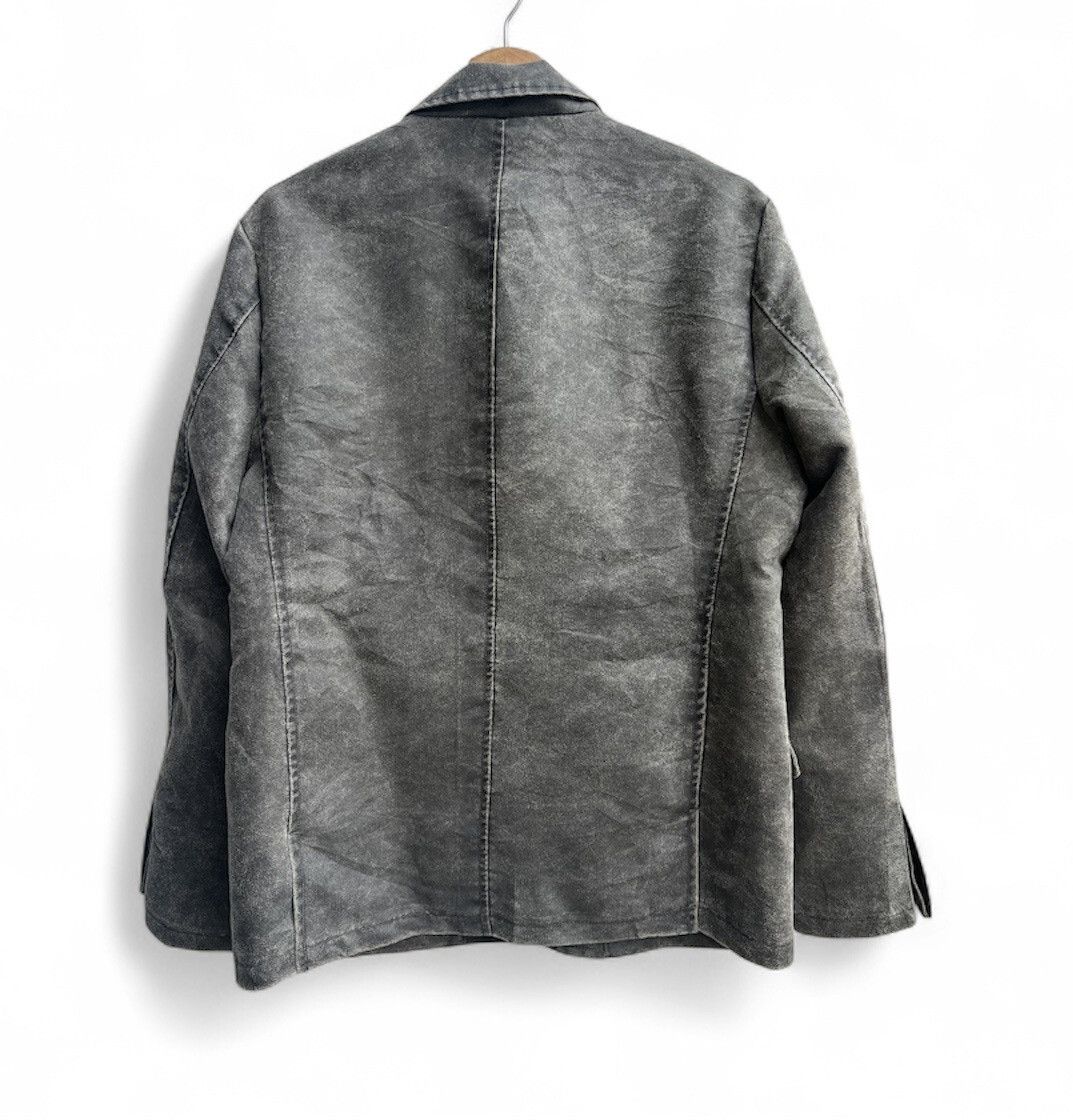 semanticdesign Vintage Y2K Semantic Design Leather Suede Jacket Size US M / EU 48-50 / 2 - 2 Thumbnail