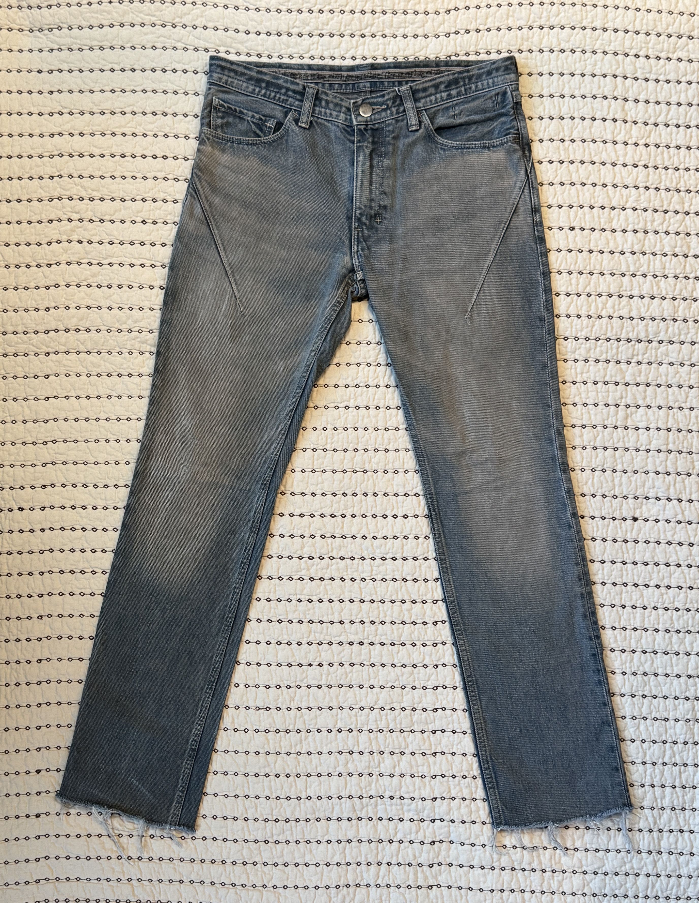パンツ 00s NUMBER (N)INE damaged skinny jeans Men's Number (N)ine Jeans | Grailed