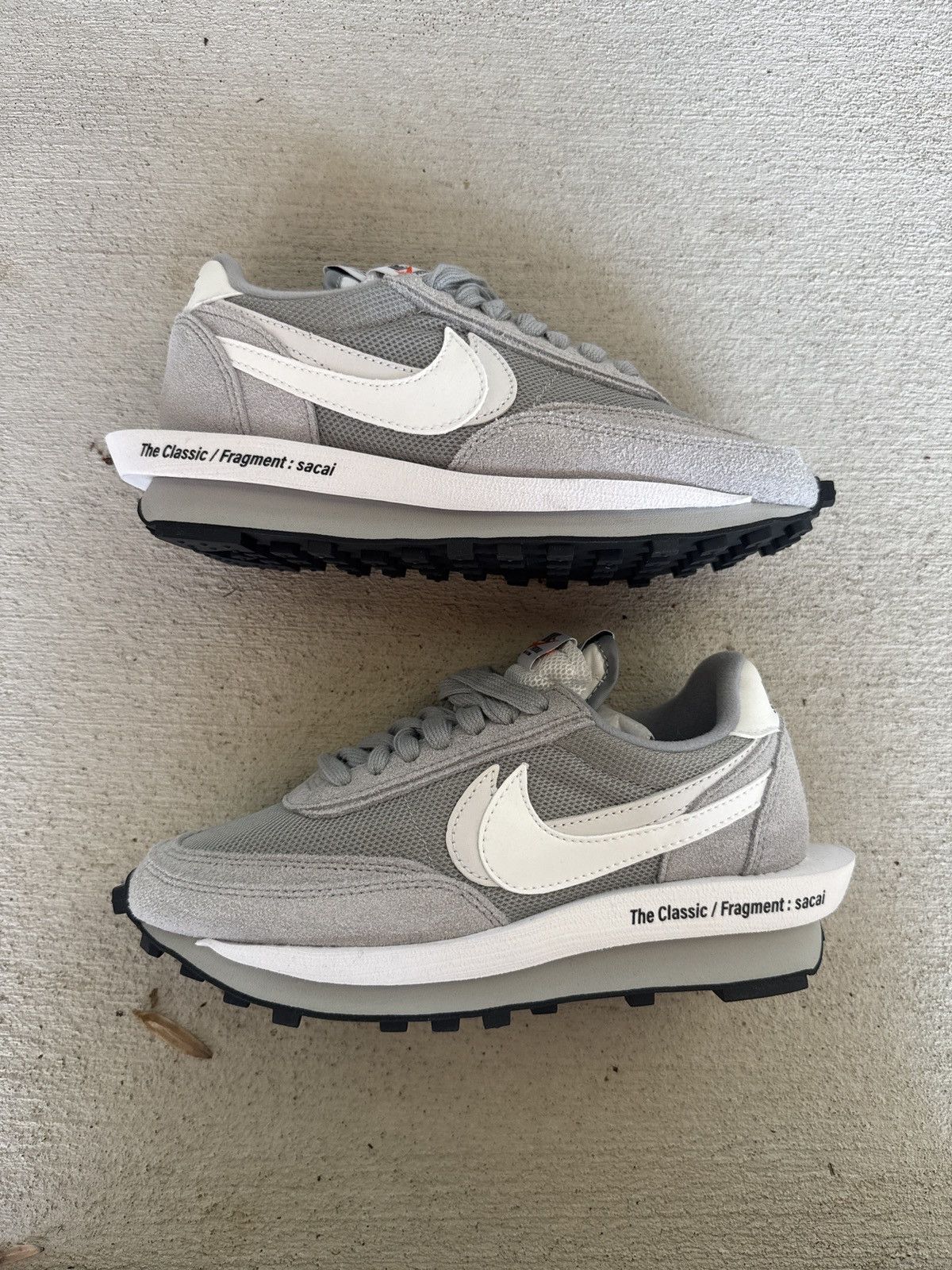 Fragment Design × Nike × Sacai Nike x Sacai x Fragment LD Waffle in Grey Size 5.5 US M Size US 5.5 / EU 38 - 1 Thumbnail