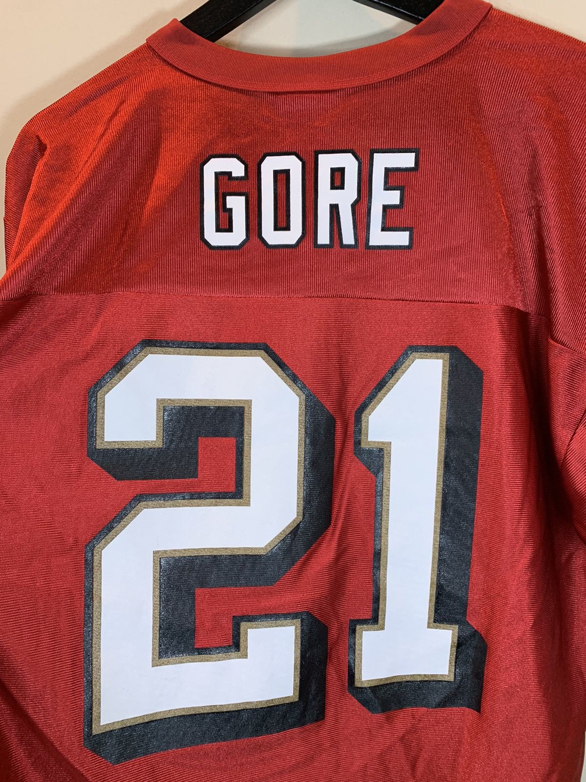 NFL *RARE* Vintage Frank Gore #21 San Francisco 49ers NFL Jersey Size US M / EU 48-50 / 2 - 5 Thumbnail
