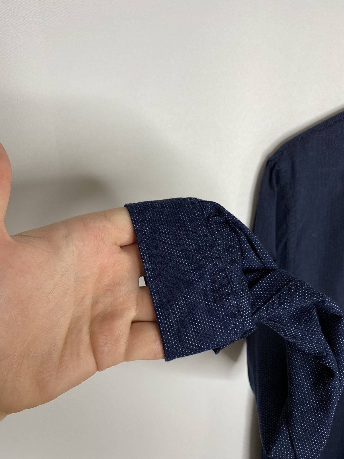 Other Lacoste France Navy Blue Shirt Long Sleeve Button Up Size US L / EU 52-54 / 3 - 7 Thumbnail