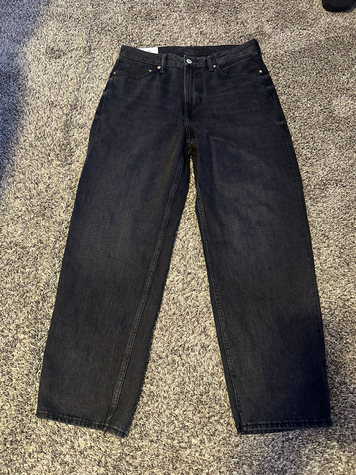 H&M H&M Loose Fit Coupe Ample Jeans Black Wash 32x32 Men Size US 32 / EU 48 - 1 Thumbnail