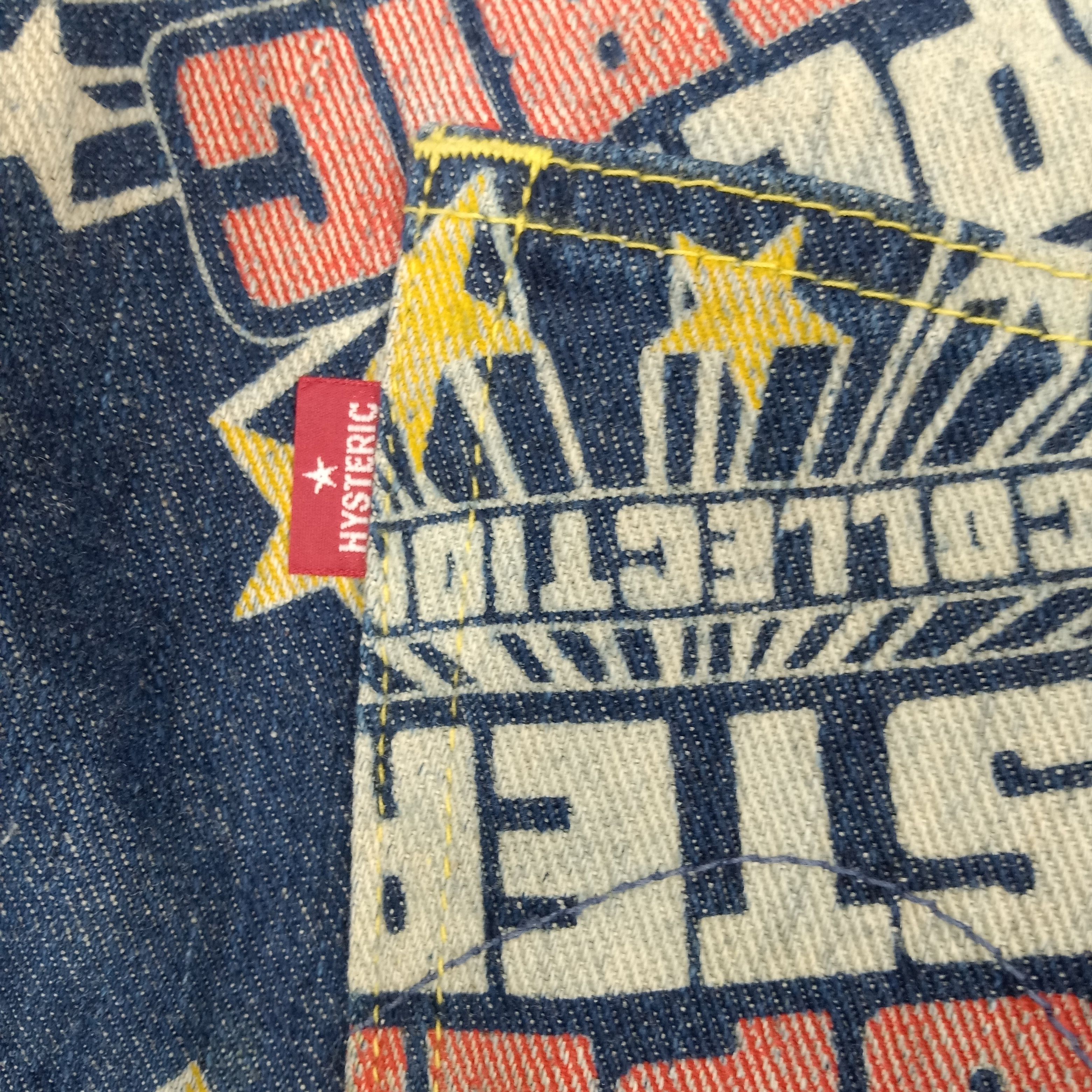 Hysteric Glamour Hysteric Glamour Japanese Art Overprint Denim Jeans C235N23 Size US 29 - 4 Thumbnail
